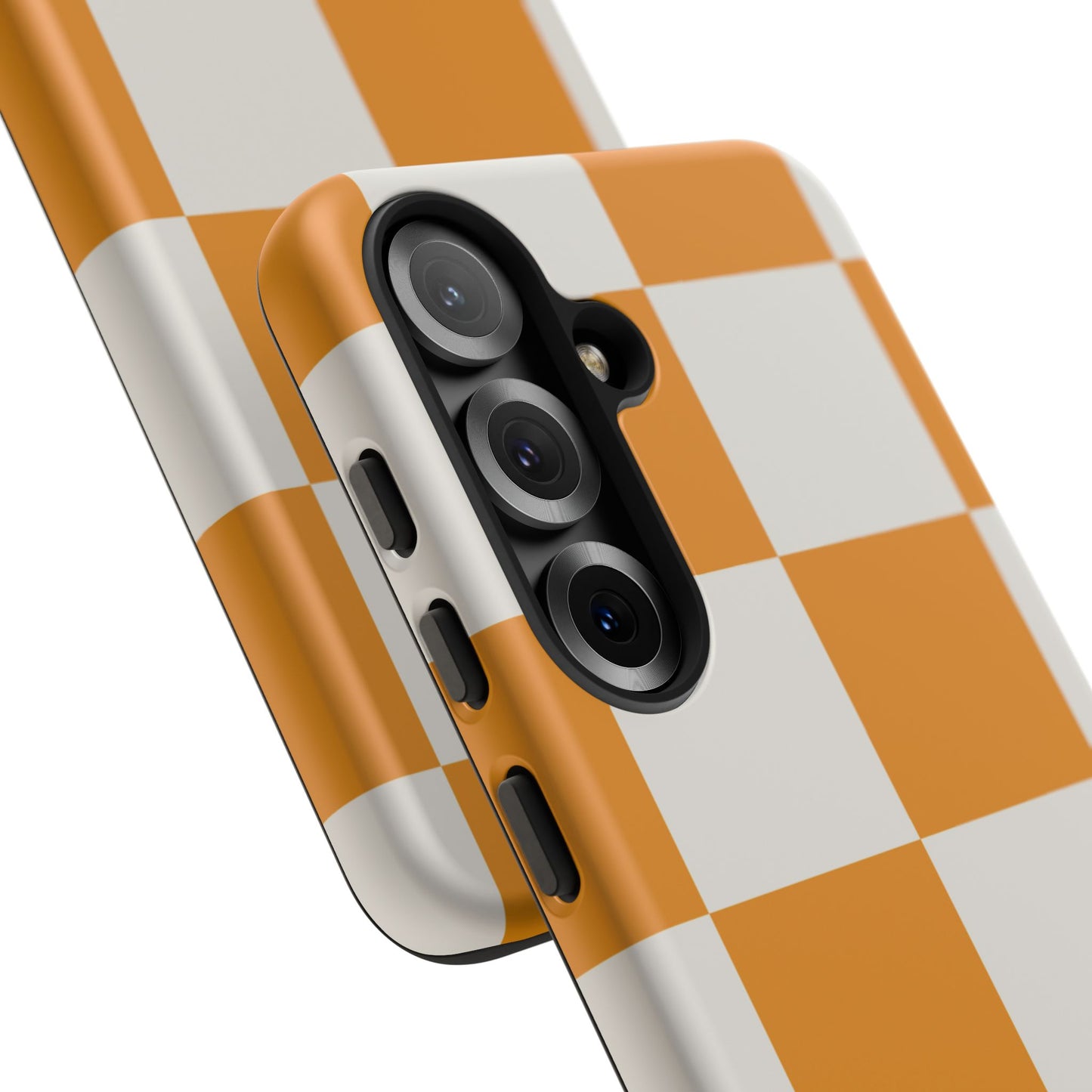 osbina | Check You Out — The Orange + White Check Case | The Season Collective