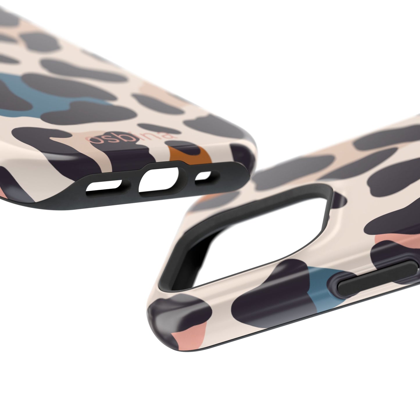 osbina | MagSafe compatible for iPhone | Leopard Luxe Color Pop Leopard Print Phone Case | Modern Muse Collection
