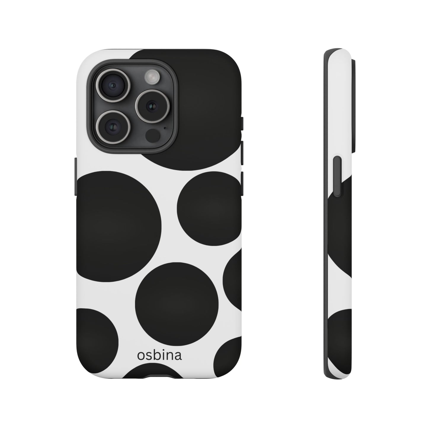 osbina | The Noir Bubbles Phone Case | Modern Muse Collection
