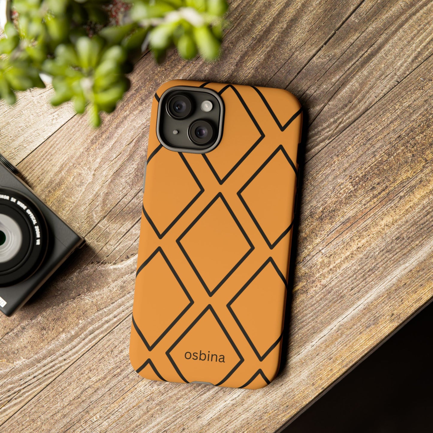 osbina | Diamonds Are Your Phone’s Best Friend — The Orange + Black Diamond Case | The Season Collective