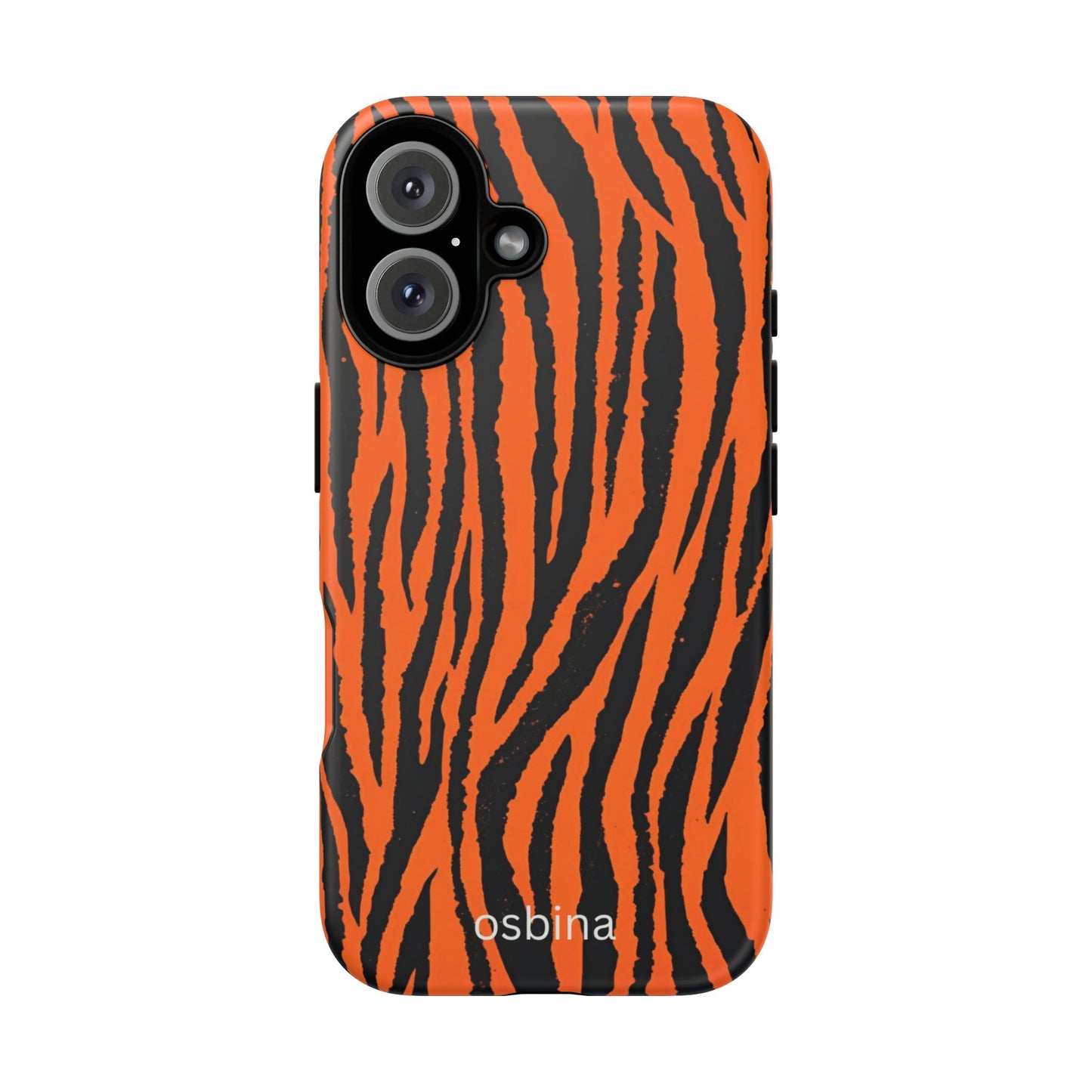 osbina | Tiger, But Make It Chic — The Bengal Stripe Case in Orange + Black | The Season Collective