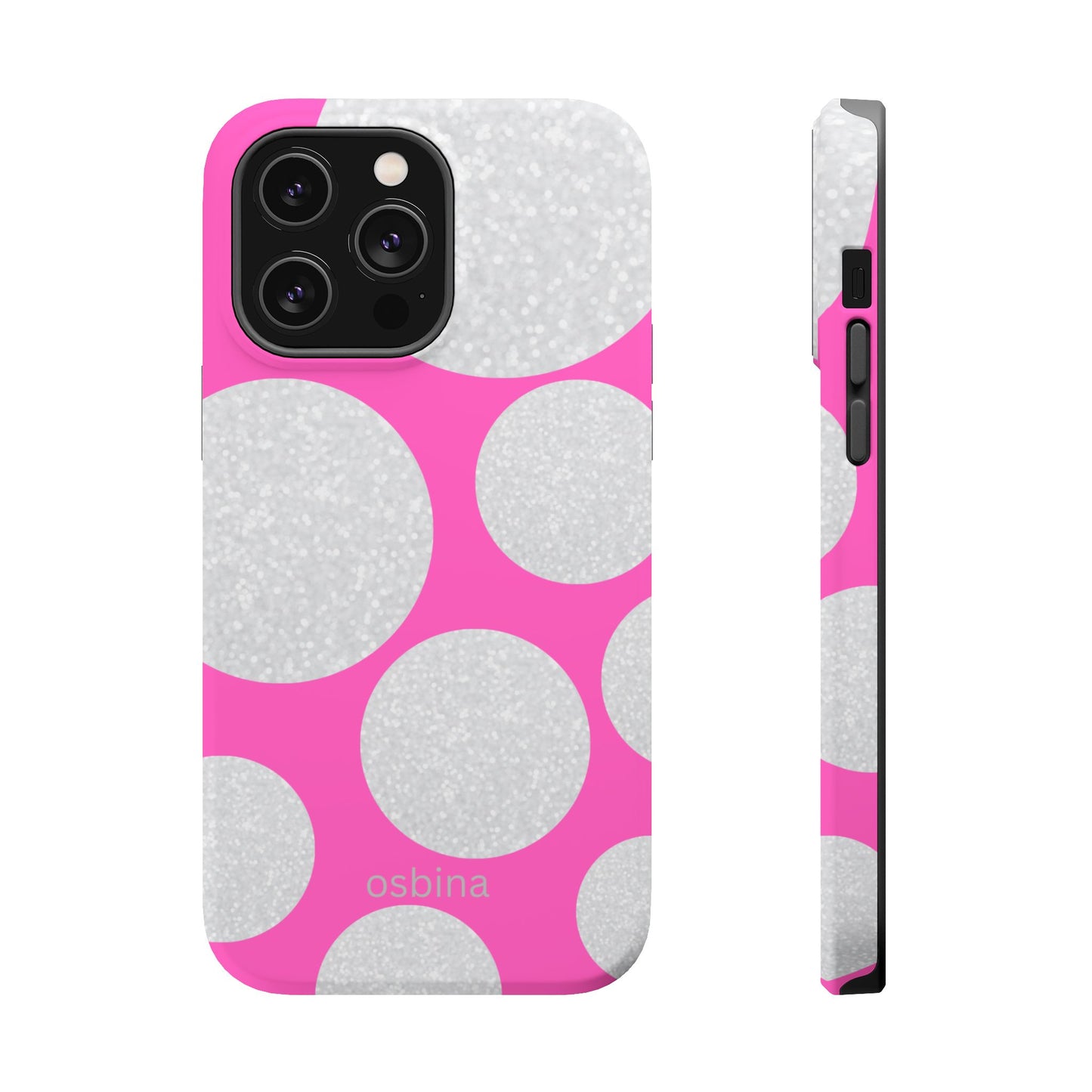 osbina | MagSafe compatible for iPhone | The Sparkling Bubbles Case | YAYOU Collection Supporting Shine Like Sable