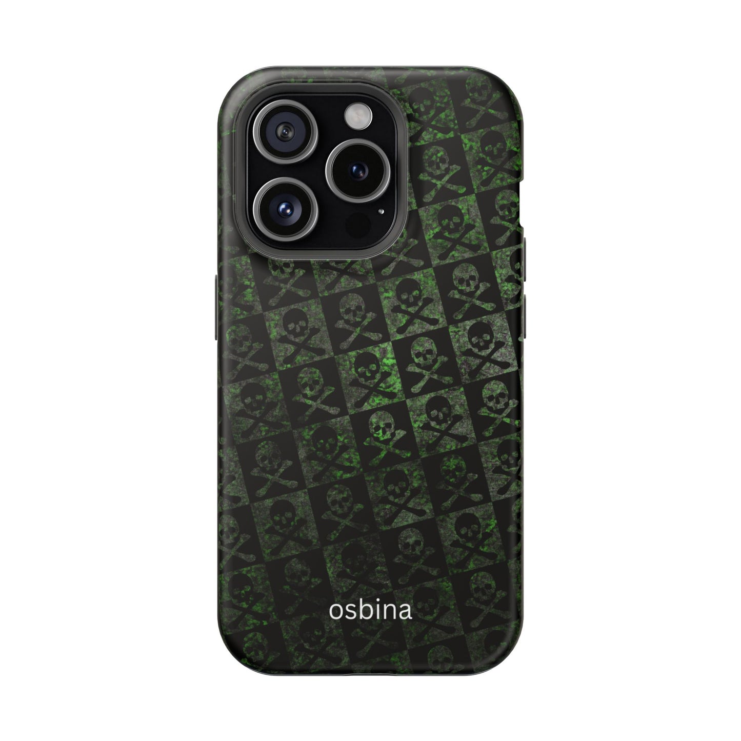 osbina | MagSafe compatible for iPhone | Skull & Crossbones Phone Case | Season Collective Collection