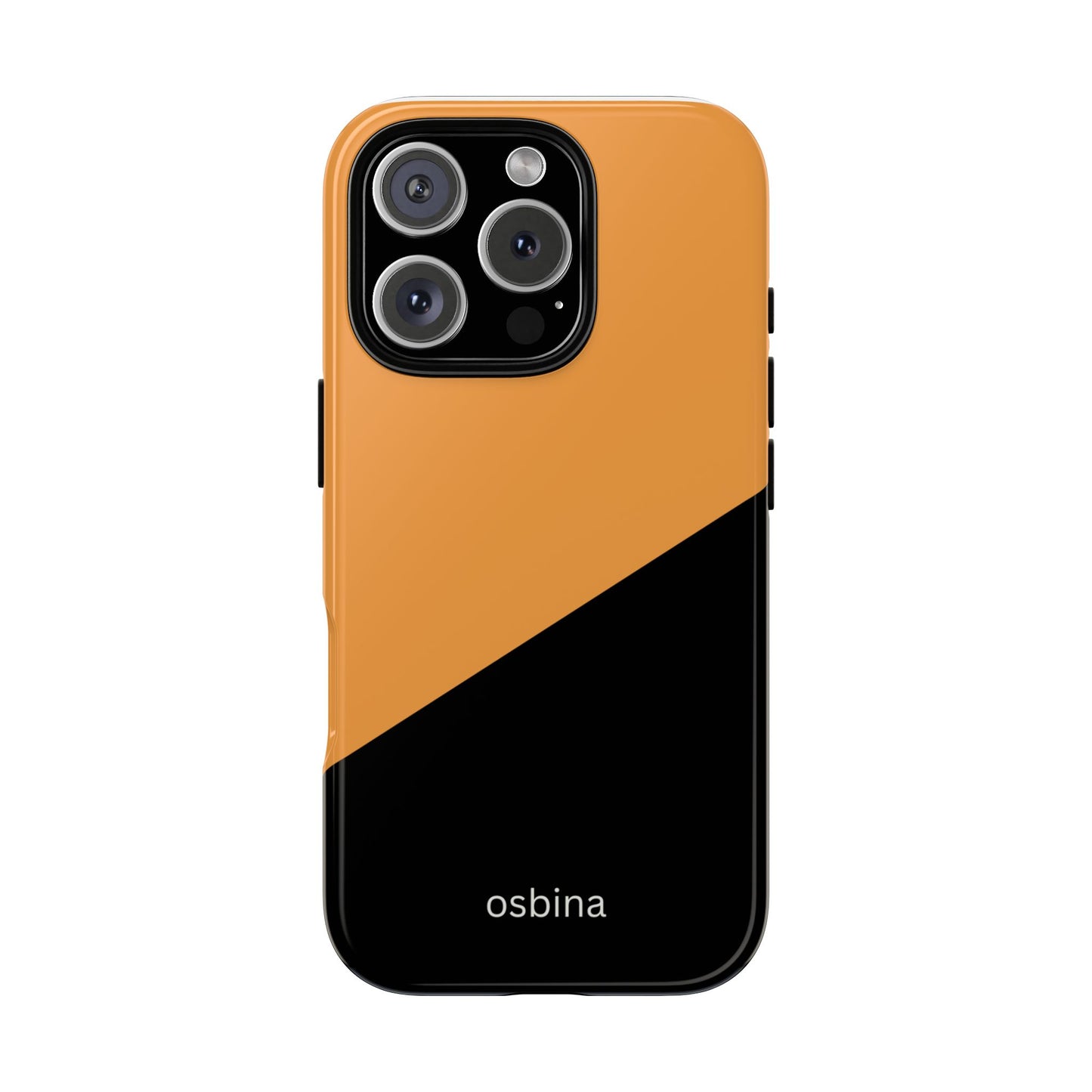 osbina | Bold Moves Only — The Orange + Black Split Diagonal Case | The Season Collective