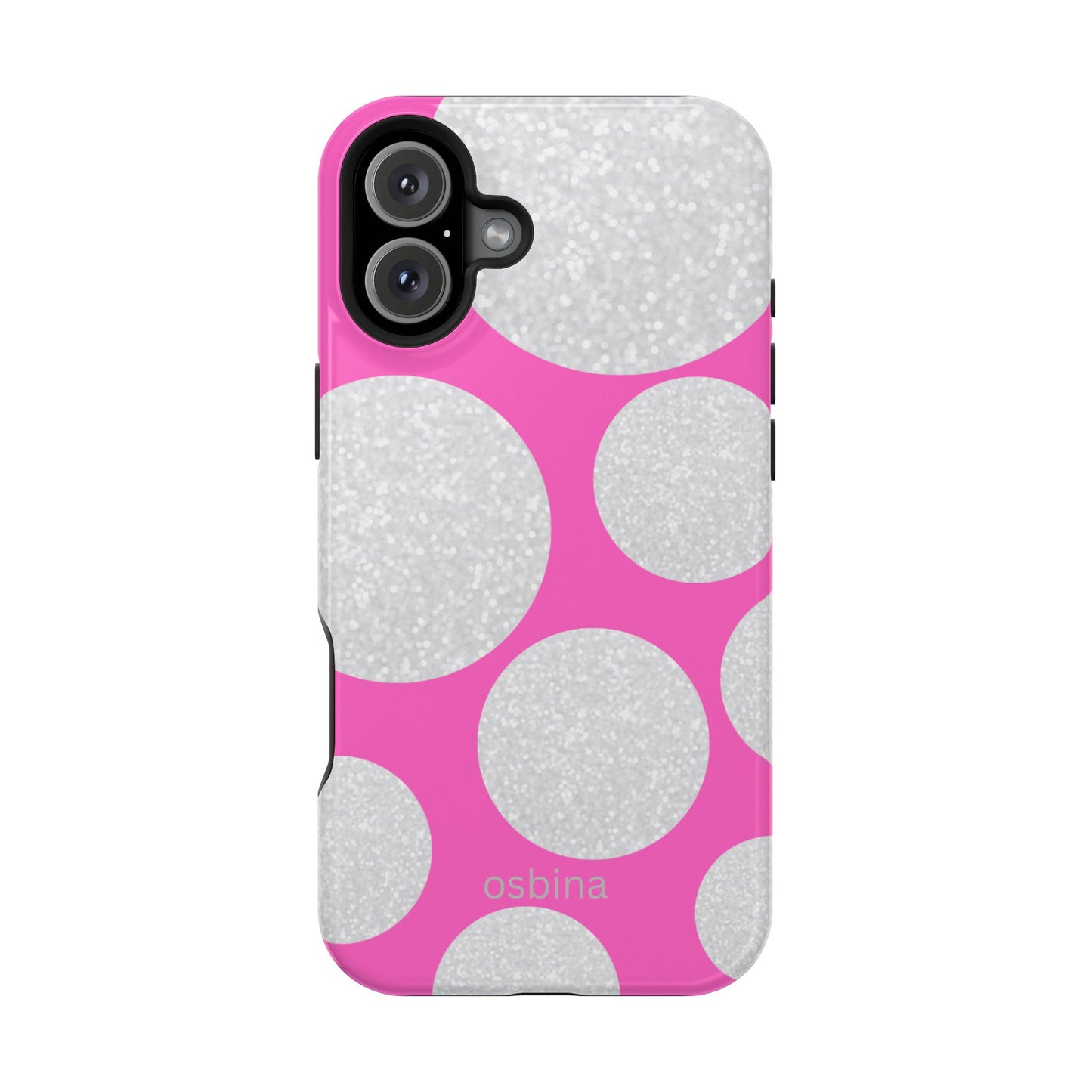osbina | MagSafe compatible for iPhone | The Sparkling Bubbles Case | YAYOU Collection Supporting Shine Like Sable