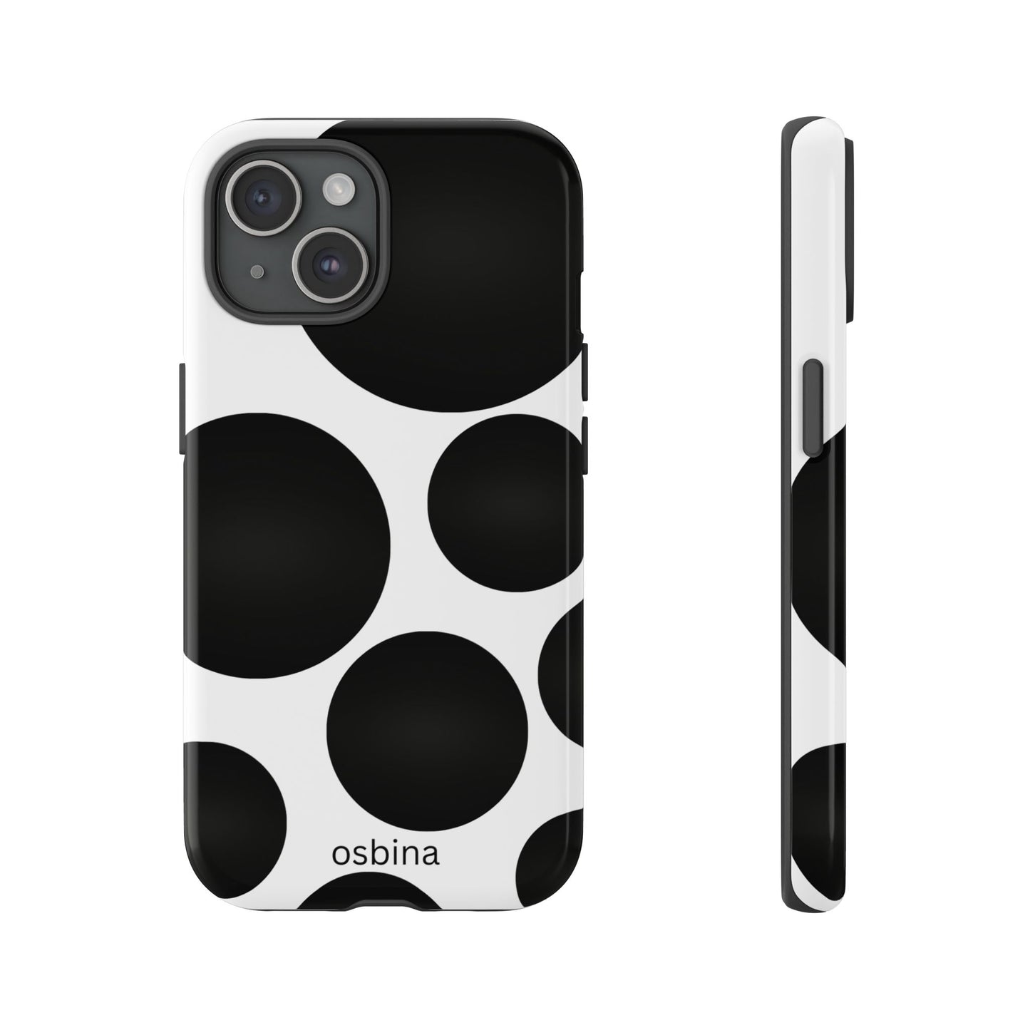 osbina | The Noir Bubbles Phone Case | Modern Muse Collection