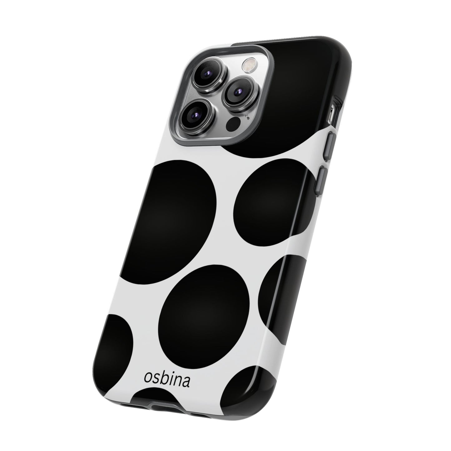 osbina | The Noir Bubbles Phone Case | Modern Muse Collection