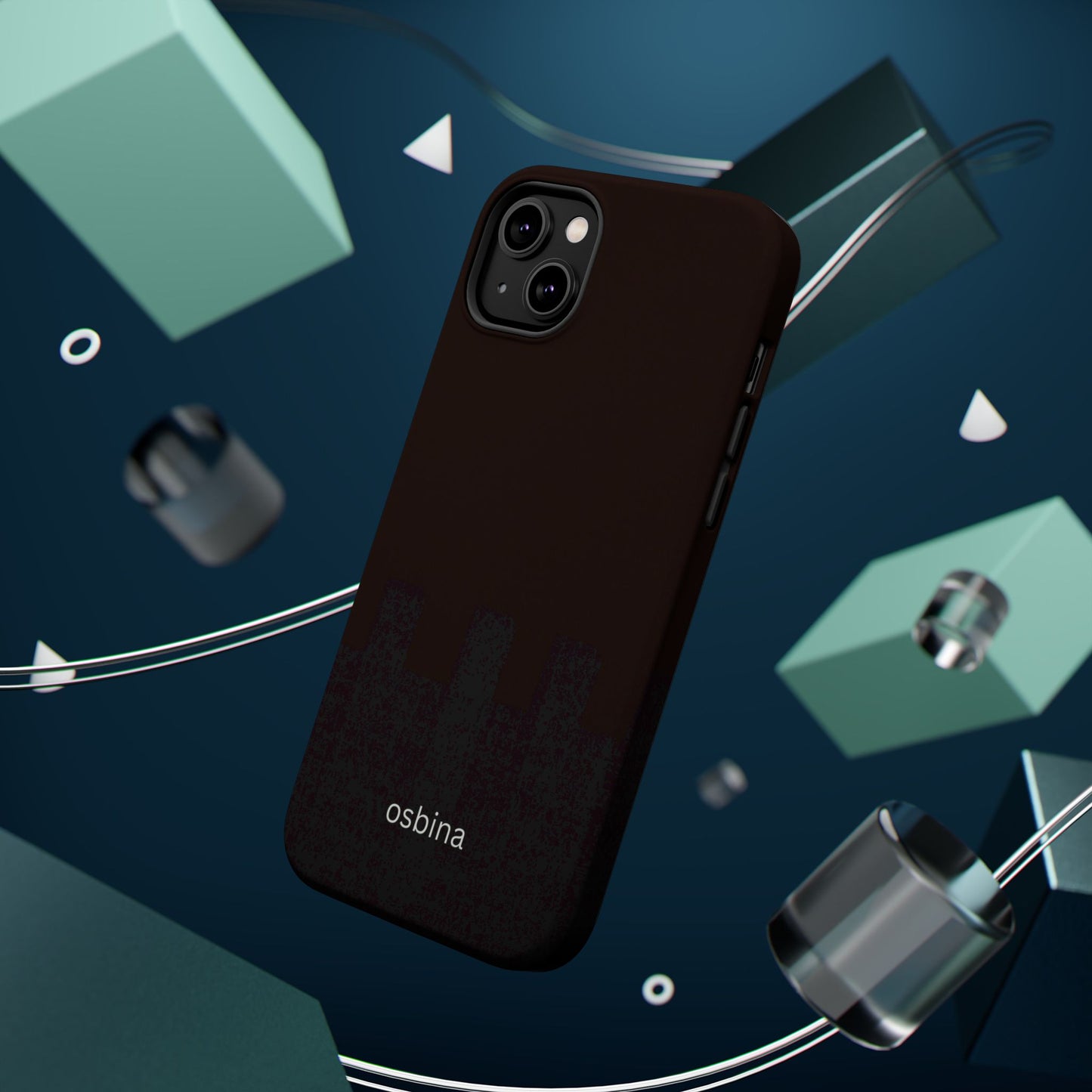 osbina | MagSafe compatible for iPhone | The Onyx Phone Case | Modern Man Collection