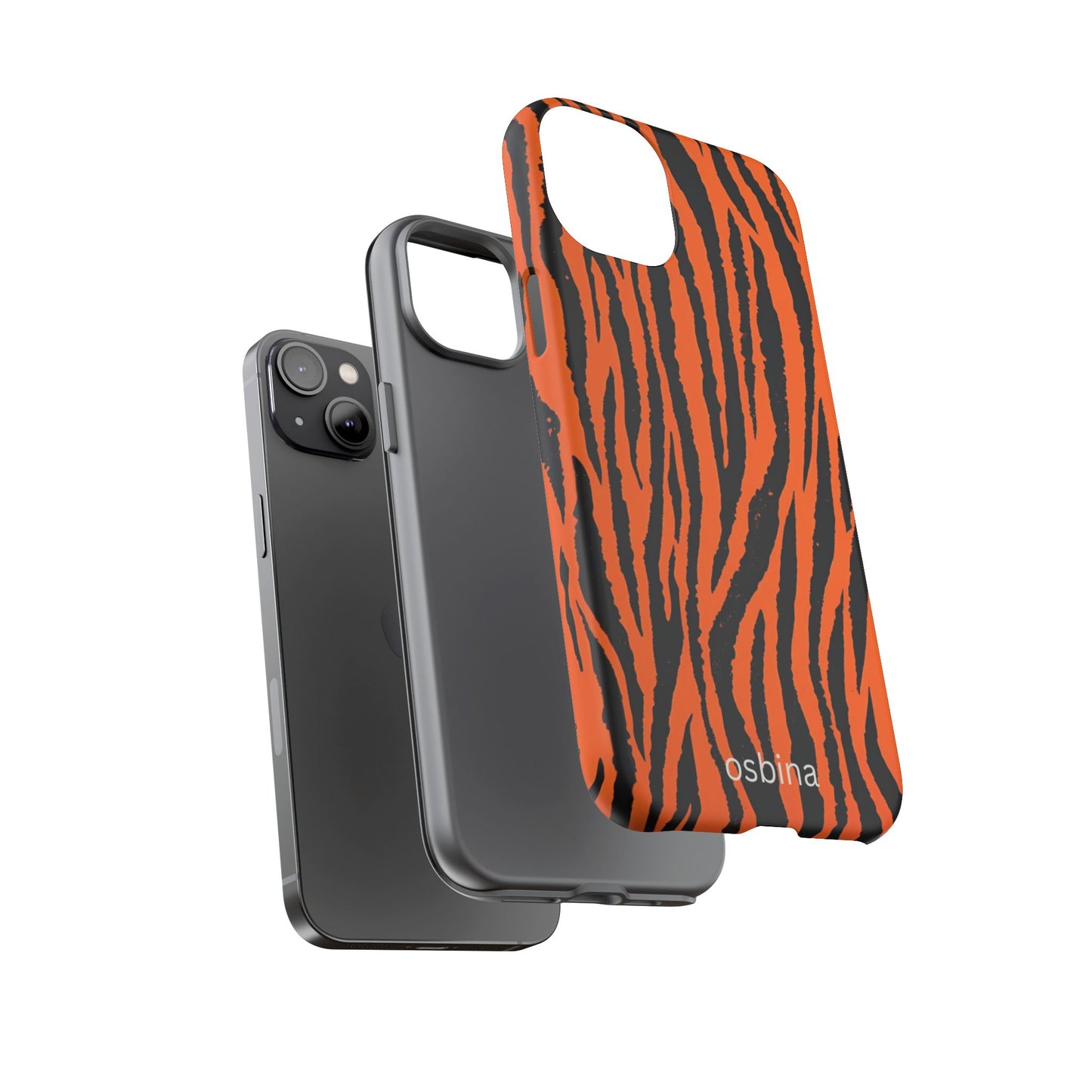 osbina | Tiger, But Make It Chic — The Bengal Stripe Case in Orange + Black | The Season Collective