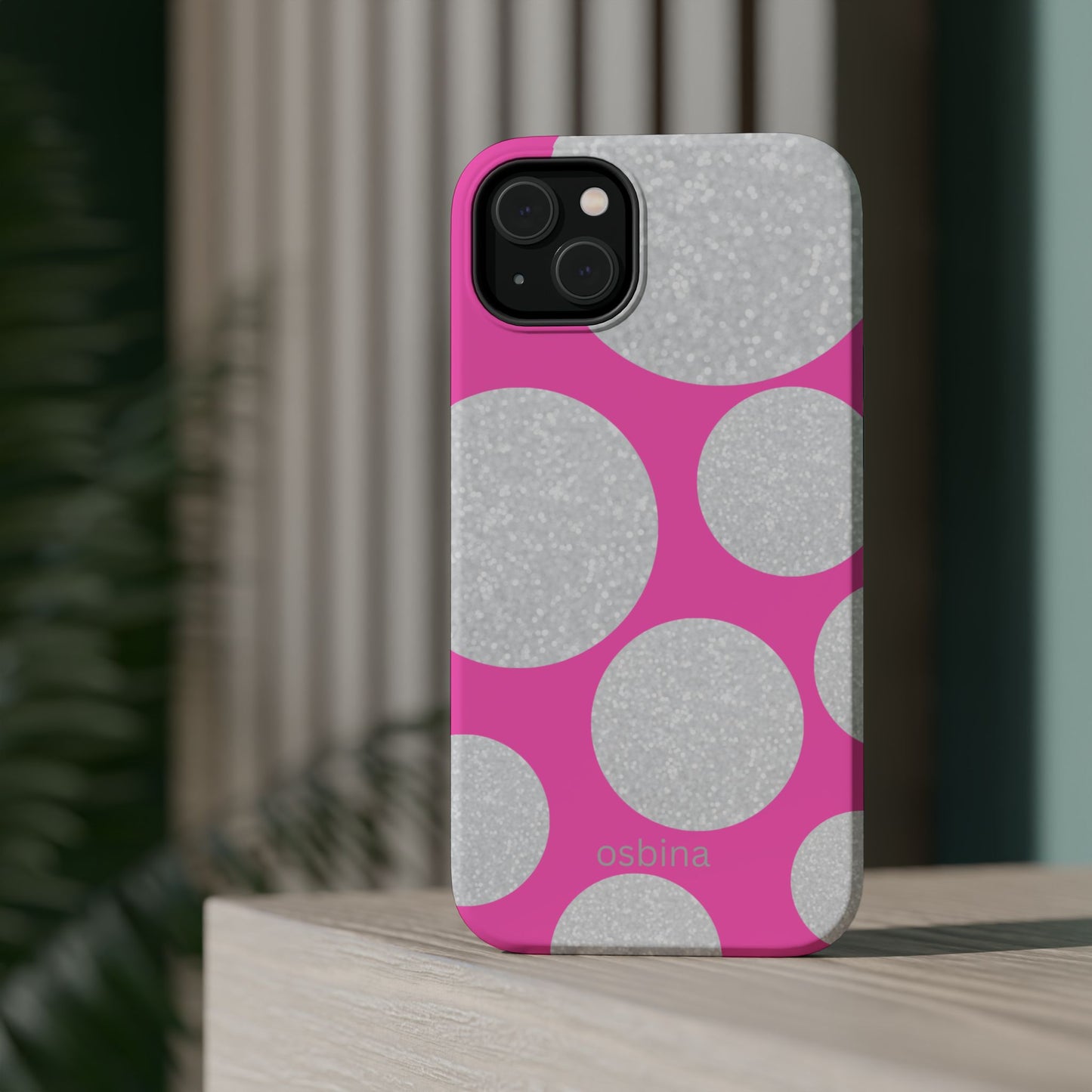 osbina | MagSafe compatible for iPhone | The Sparkling Bubbles Case | YAYOU Collection Supporting Shine Like Sable