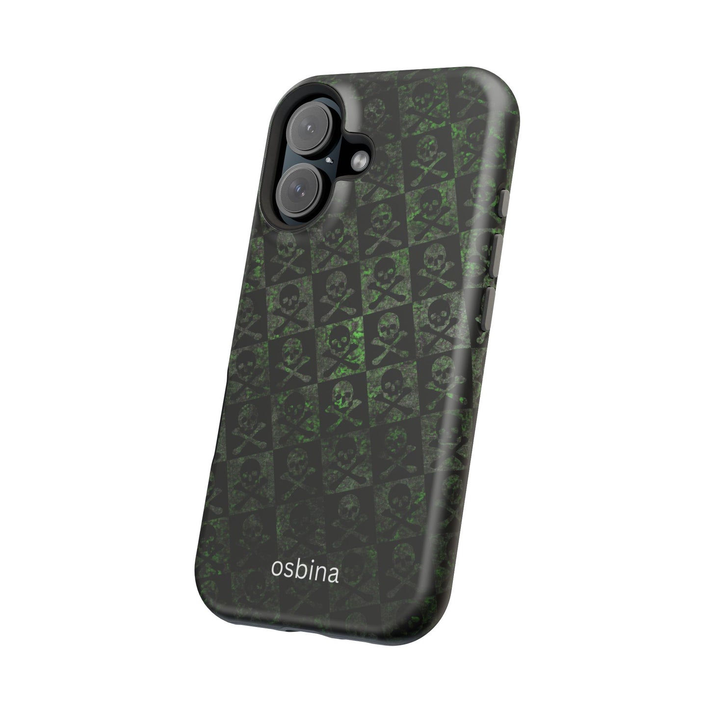 osbina | MagSafe compatible for iPhone | Skull & Crossbones Phone Case | Season Collective Collection