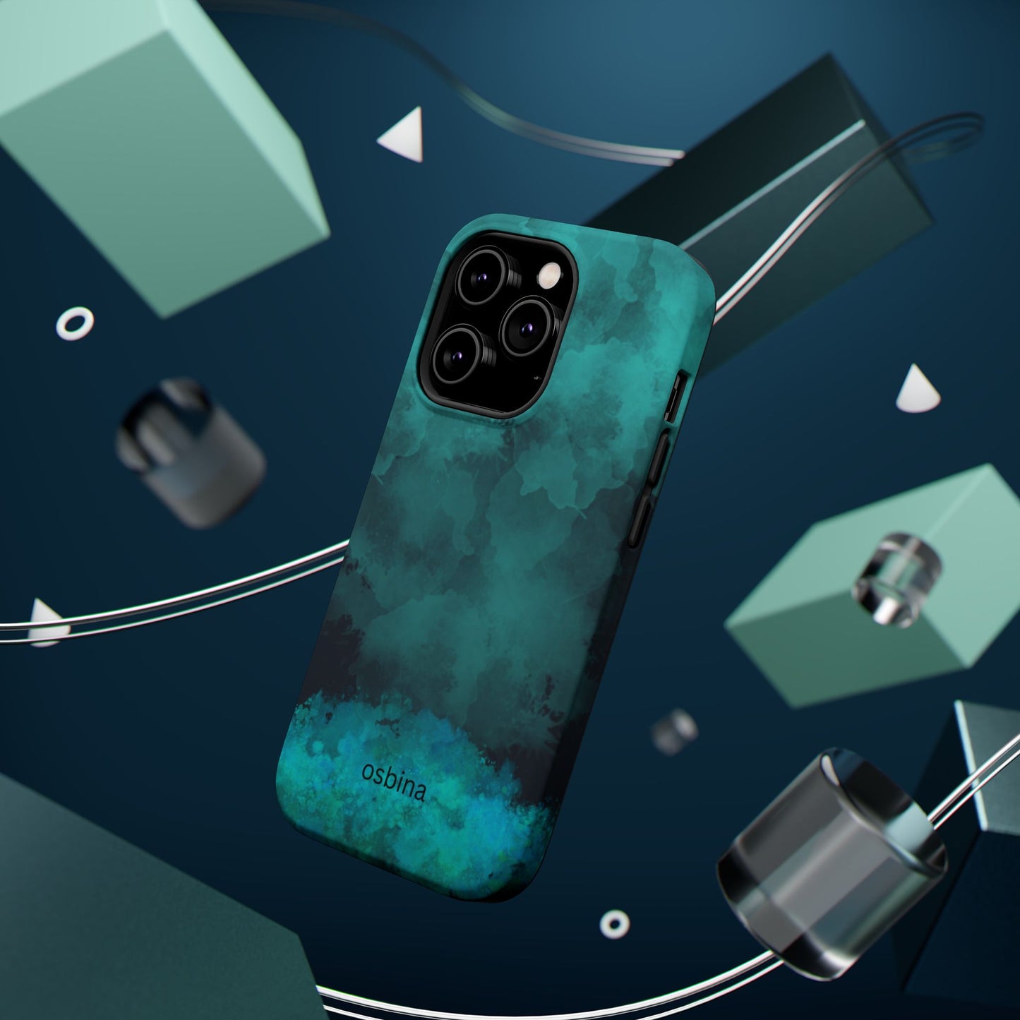 osbina | MagSafe compatible for iPhone | Midnight Aurora Phone Case | Modern Muse Collection