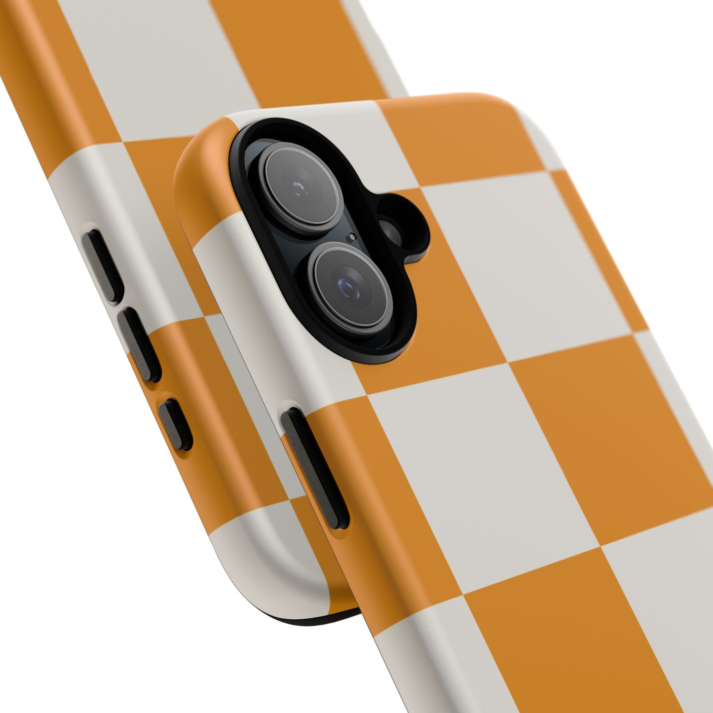 osbina | Check You Out — The Orange + White Check Case | The Season Collective