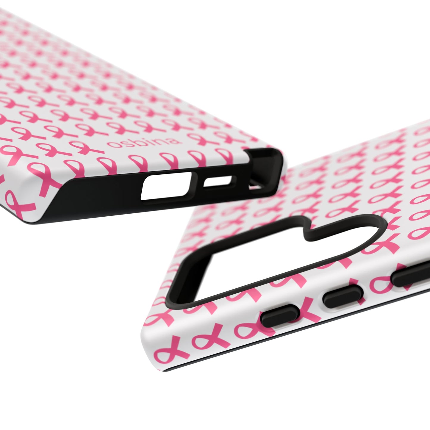 osbina | Limited Edition The Side by Side Pink Ribbon Case in Light Pink + Soft Pink + Hot Pink | The Pink October Collection | Inspired By
