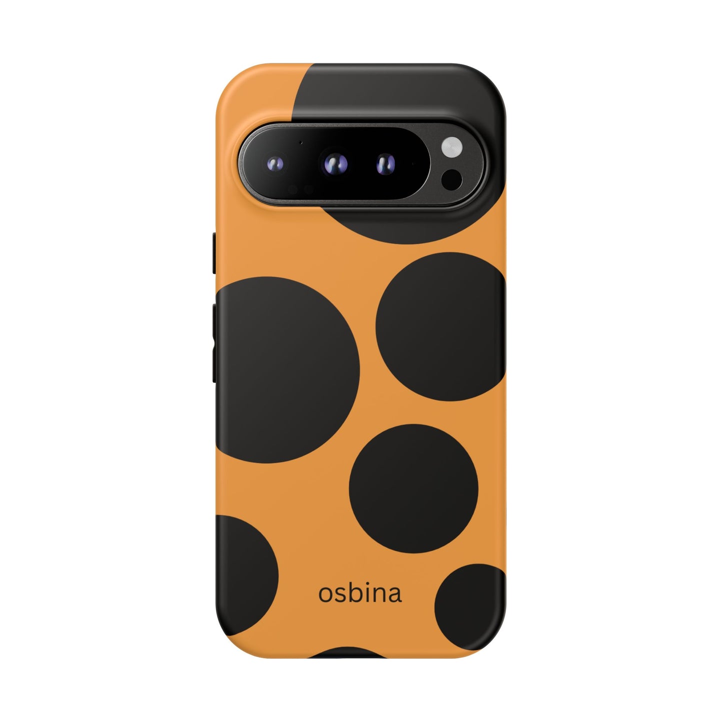 osbina | The Bubble Statement Case in Orange + Black | The Season Collective