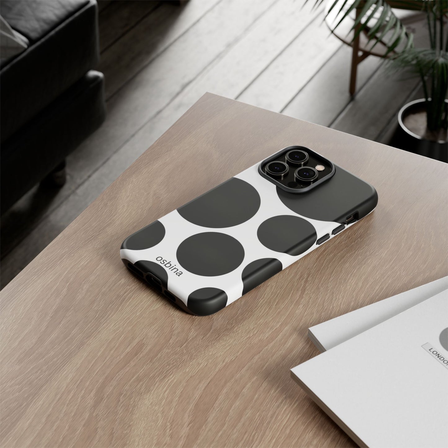osbina | The Noir Bubbles Phone Case | Modern Muse Collection