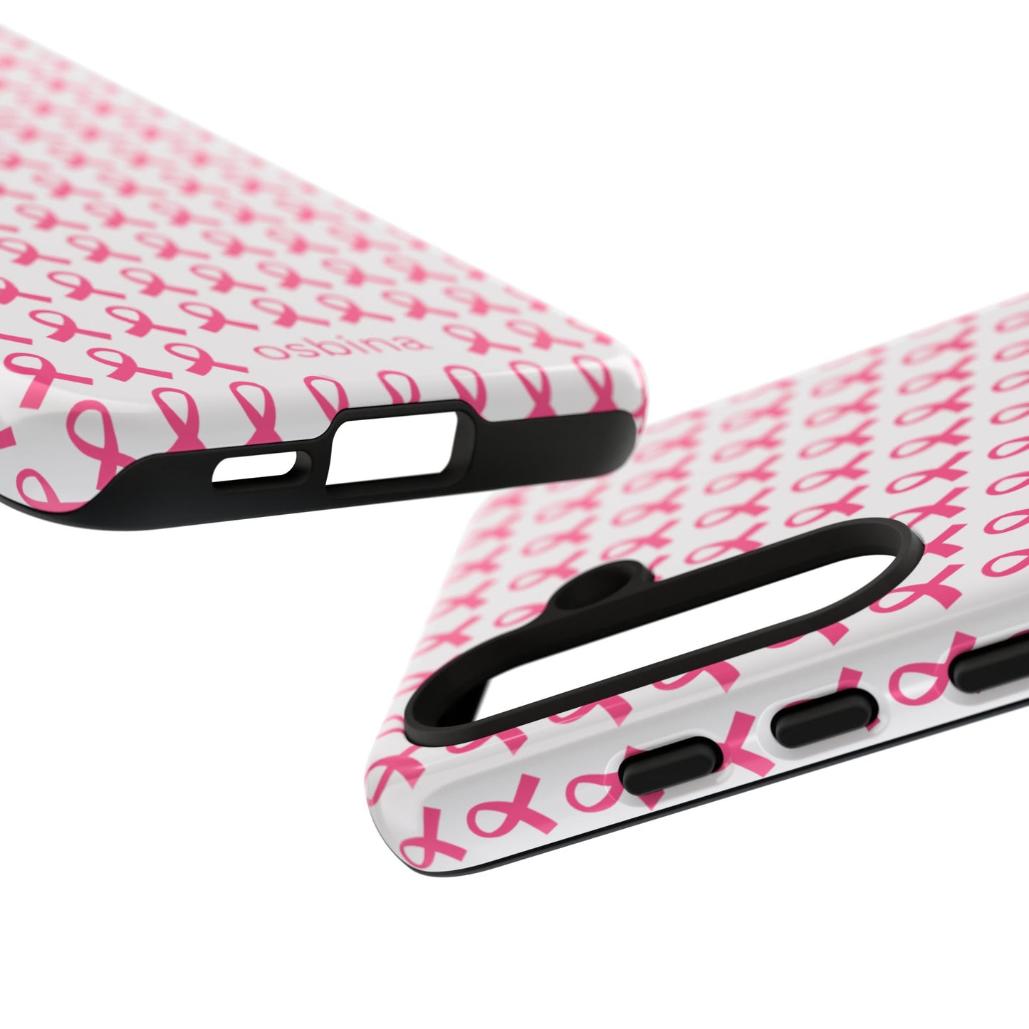 osbina | Limited Edition The Side by Side Pink Ribbon Case in Light Pink + Soft Pink + Hot Pink | The Pink October Collection | Inspired By