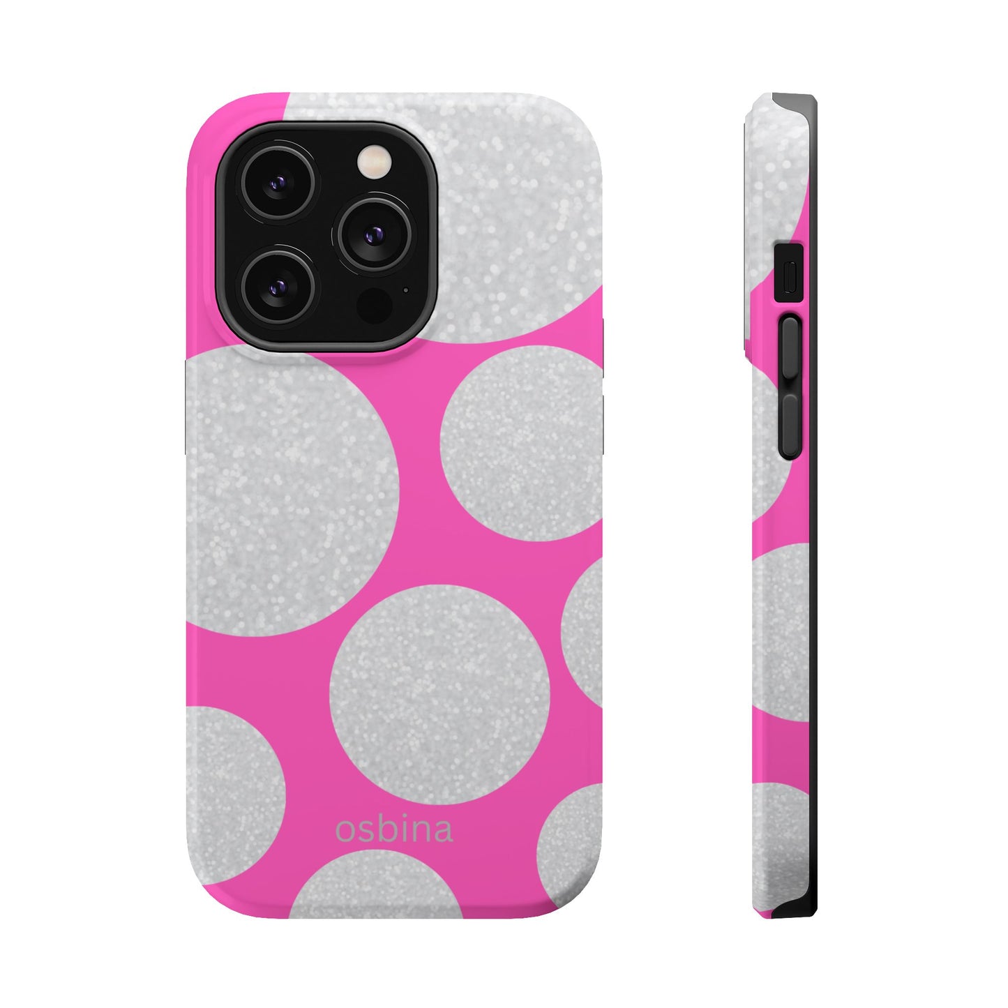 osbina | MagSafe compatible for iPhone | The Sparkling Bubbles Case | YAYOU Collection Supporting Shine Like Sable