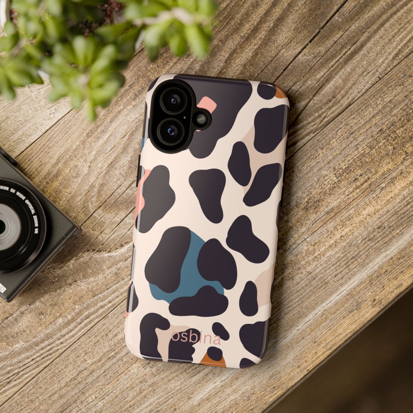osbina | Leopard Luxe Color Pop Leopard Print Phone Case | Modern Muse Collection
