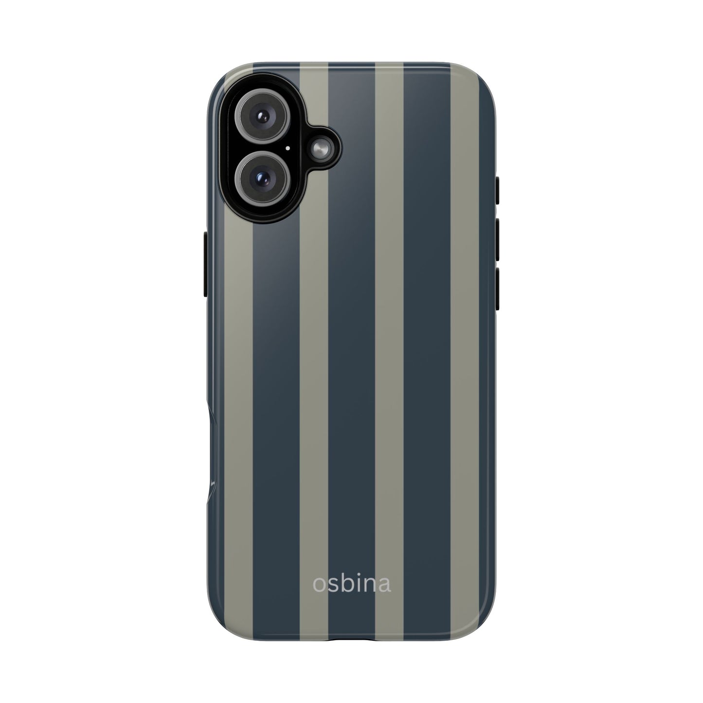 osbina | Grayhaven Navy & Gray Sophisticated Phone Case | Modern Muse Collection