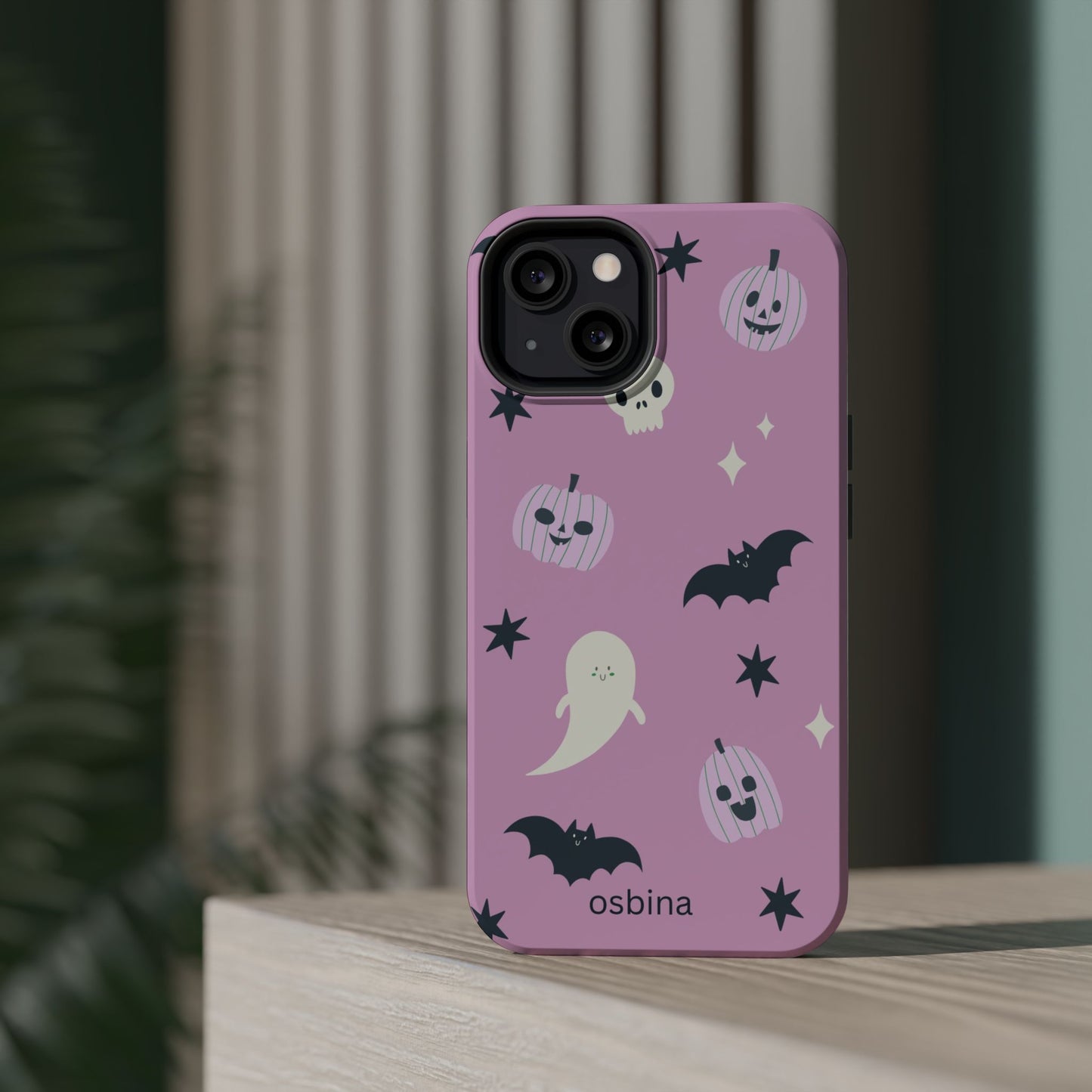 osbina | MagSafe compatible for iPhone | Blush Bewitched Limited Edition Spooky Chic Phone Case | Season Collective Collection
