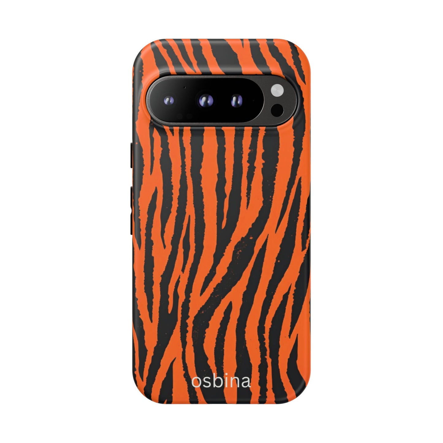 osbina | Tiger, But Make It Chic — The Bengal Stripe Case in Orange + Black | The Season Collective