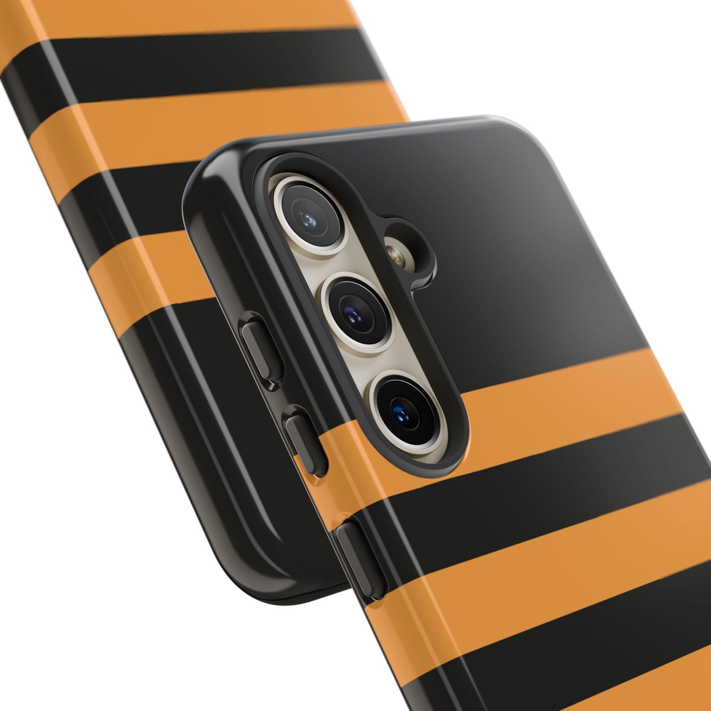osbina | The Horizon Stripe Case in Black + Orange | The Season Collective