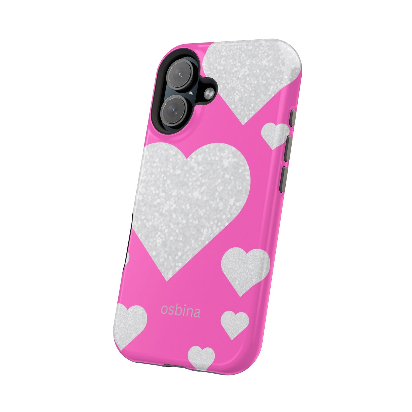 osbina | MagSafe compatible for iPhone | The Shimmering Love Case | YAYOU Collection Supporting Shine Like Sable
