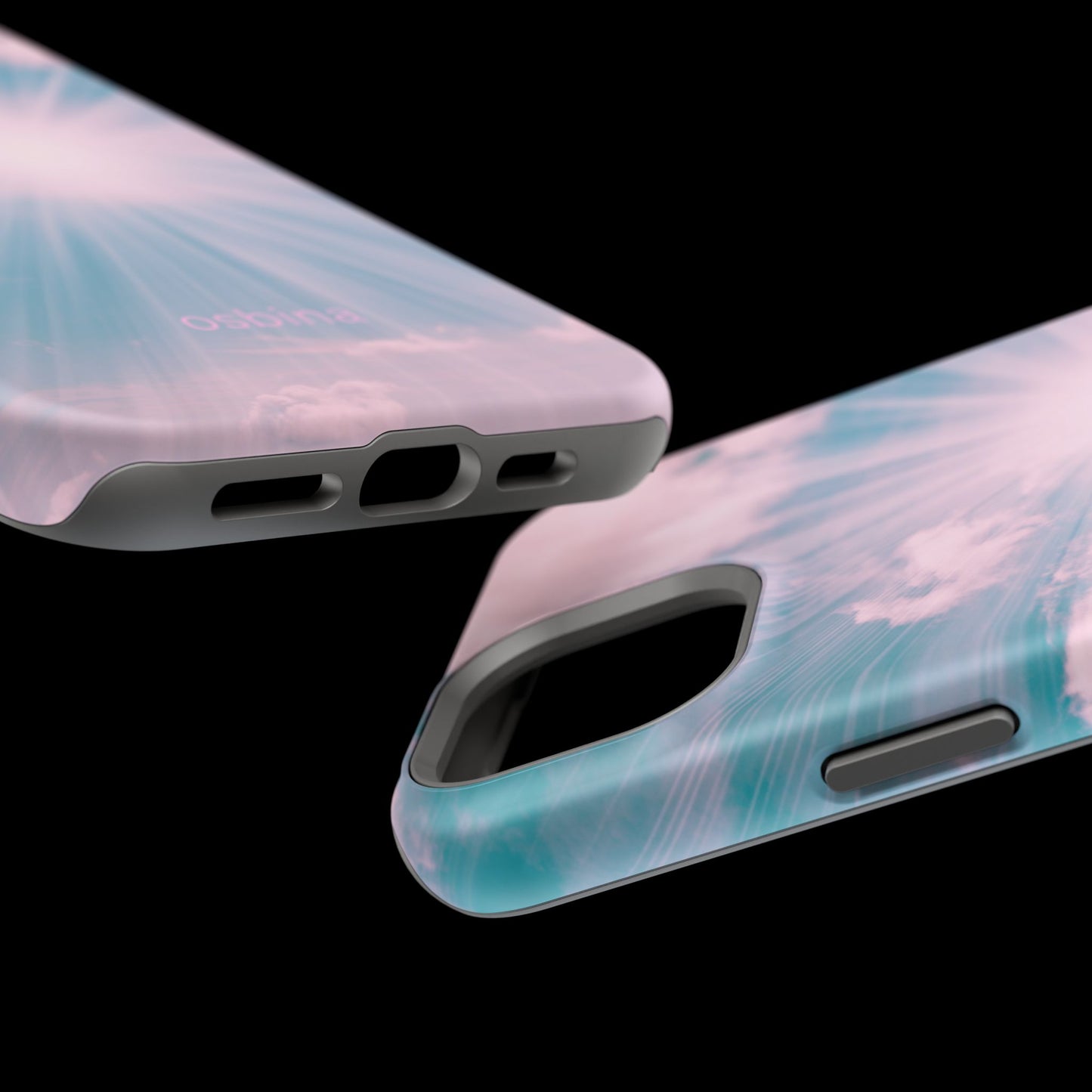 osbina | MagSafe compatible for iPhone | The Sunburst Skies Case | YAYOU Collection Supporting Shine Like Sable