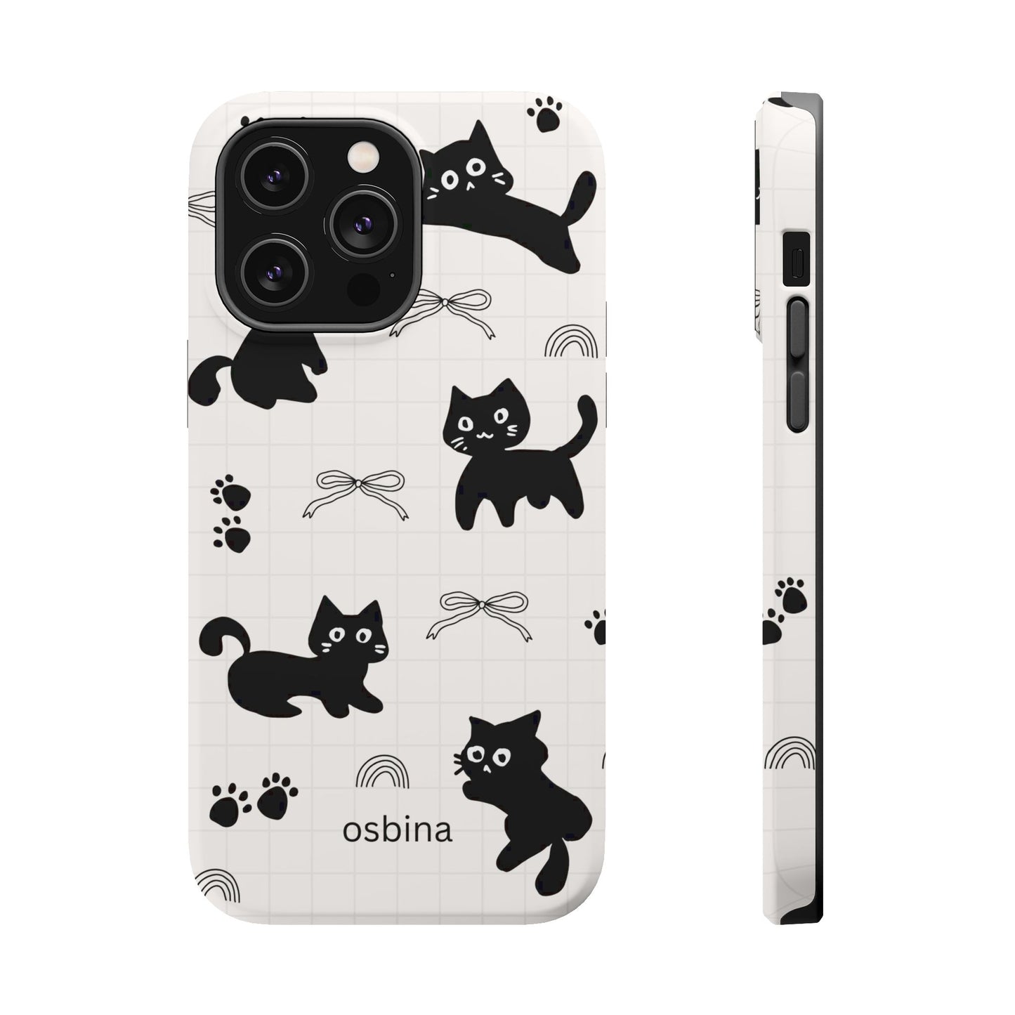 osbina | MagSafe compatible for iPhone | Meow Mode Cat Phone Case | The Season Collective