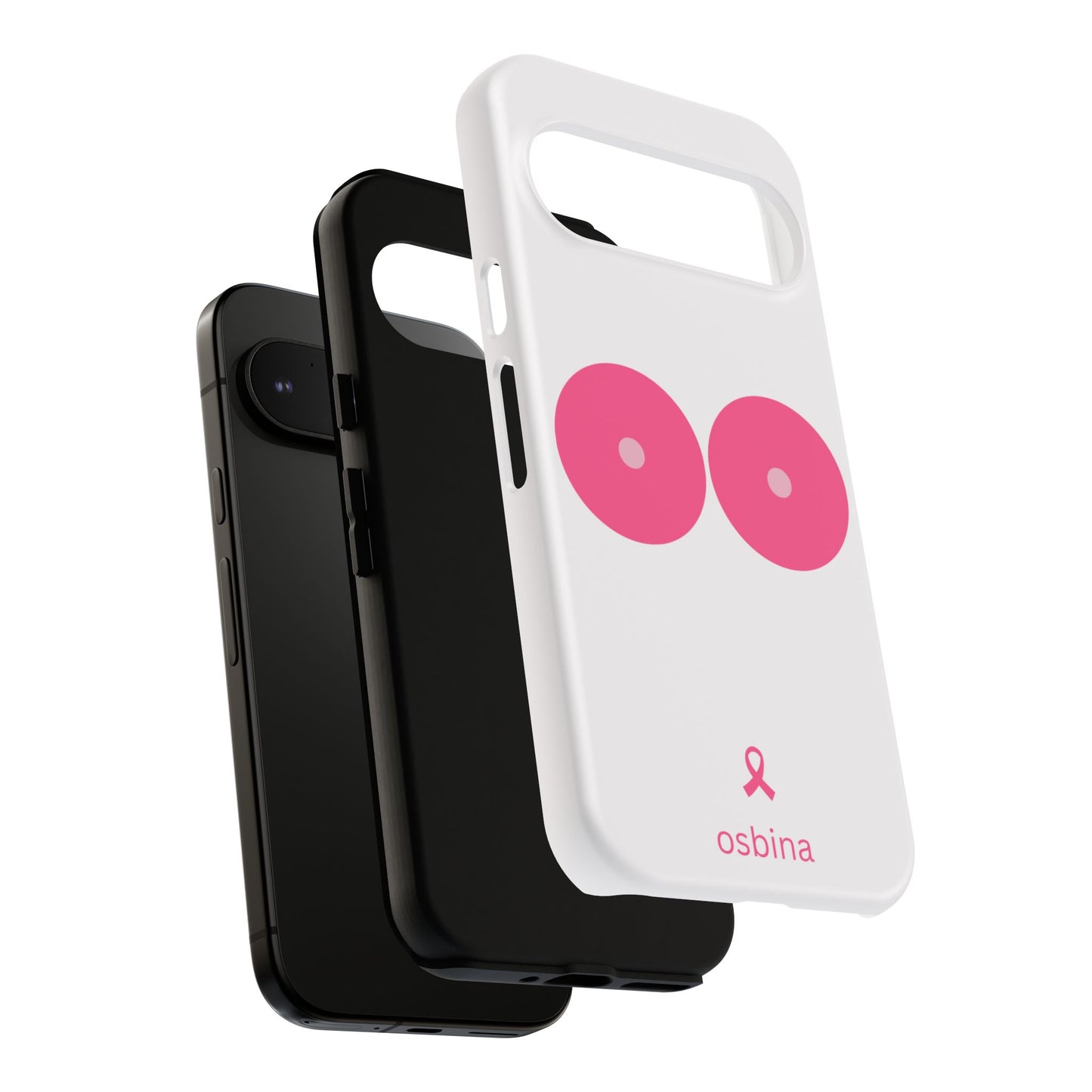 osbina | Limited Edition The Check Your Tatas Case in Light Pink + Soft Pink + Hot Pink | The Pink October Collection | Inspired By