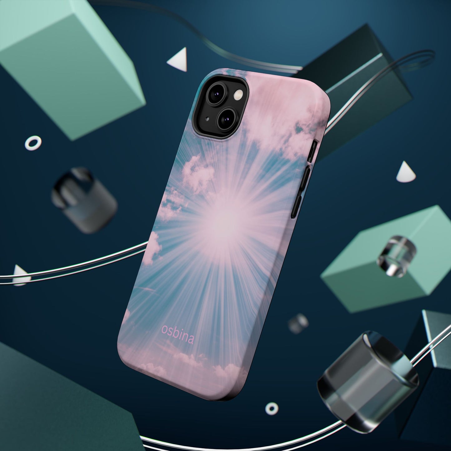 osbina | MagSafe compatible for iPhone | The Sunburst Skies Case | YAYOU Collection Supporting Shine Like Sable