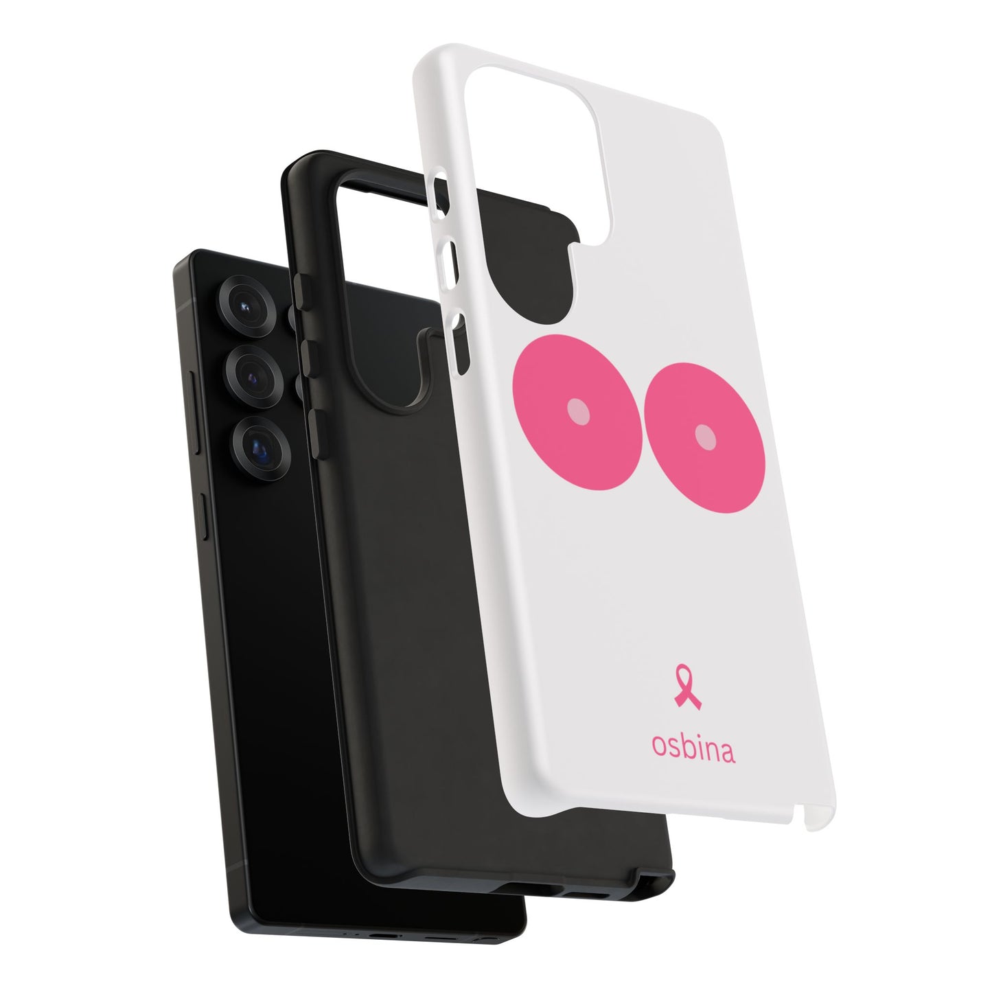 osbina | Limited Edition The Check Your Tatas Case in Light Pink + Soft Pink + Hot Pink | The Pink October Collection | Inspired By