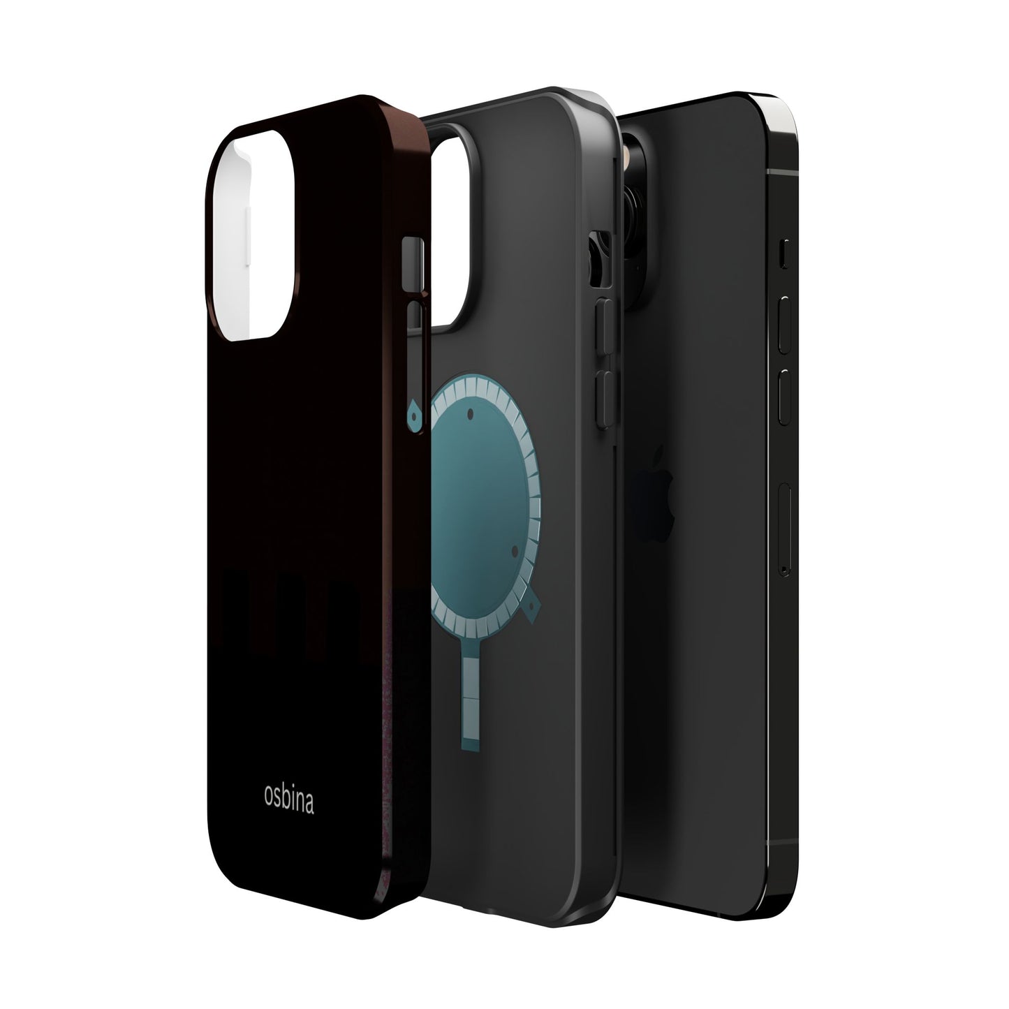 osbina | MagSafe compatible for iPhone | The Onyx Phone Case | Modern Man Collection