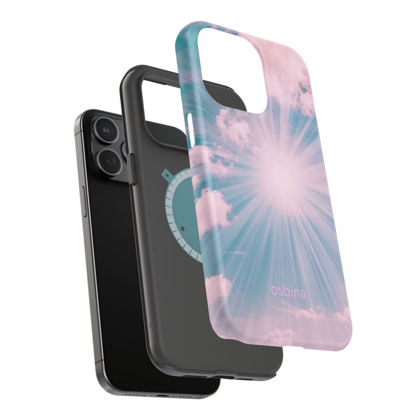 osbina | MagSafe compatible for iPhone | The Sunburst Skies Case | YAYOU Collection Supporting Shine Like Sable