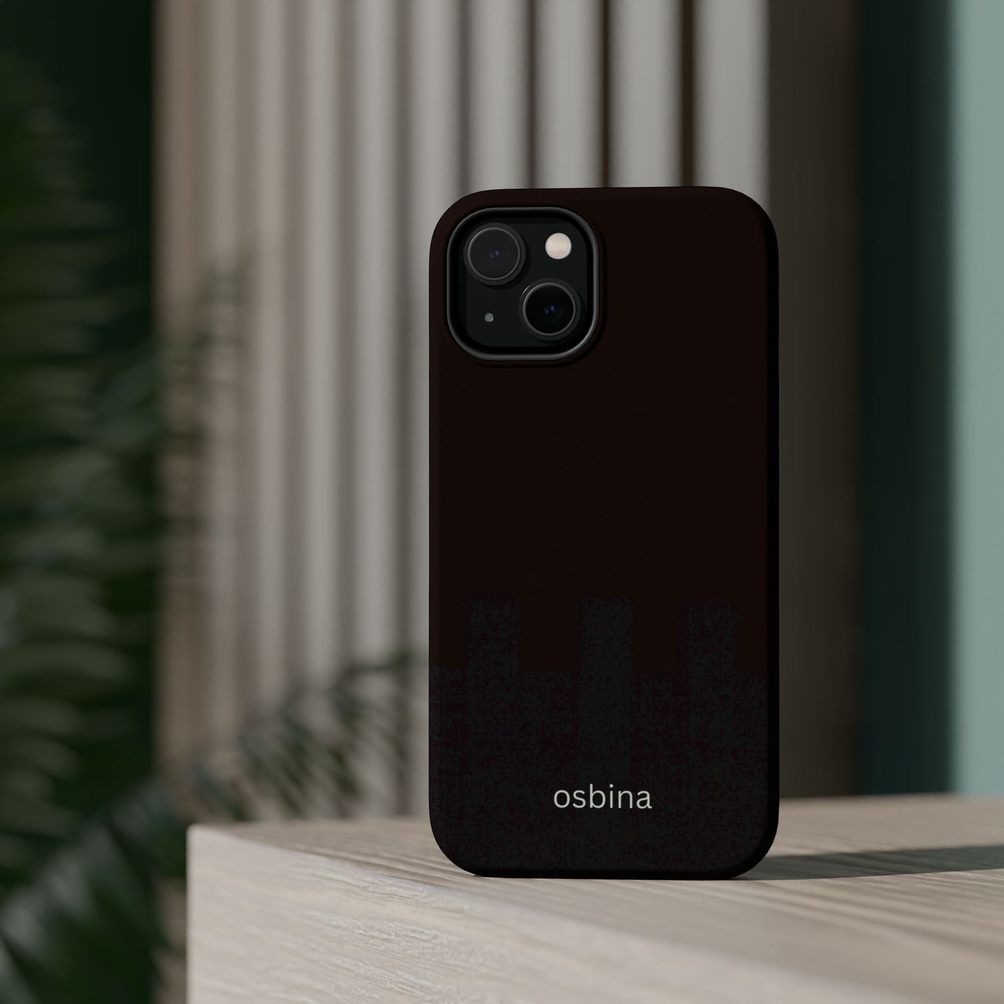 osbina | MagSafe compatible for iPhone | The Onyx Phone Case | Modern Man Collection