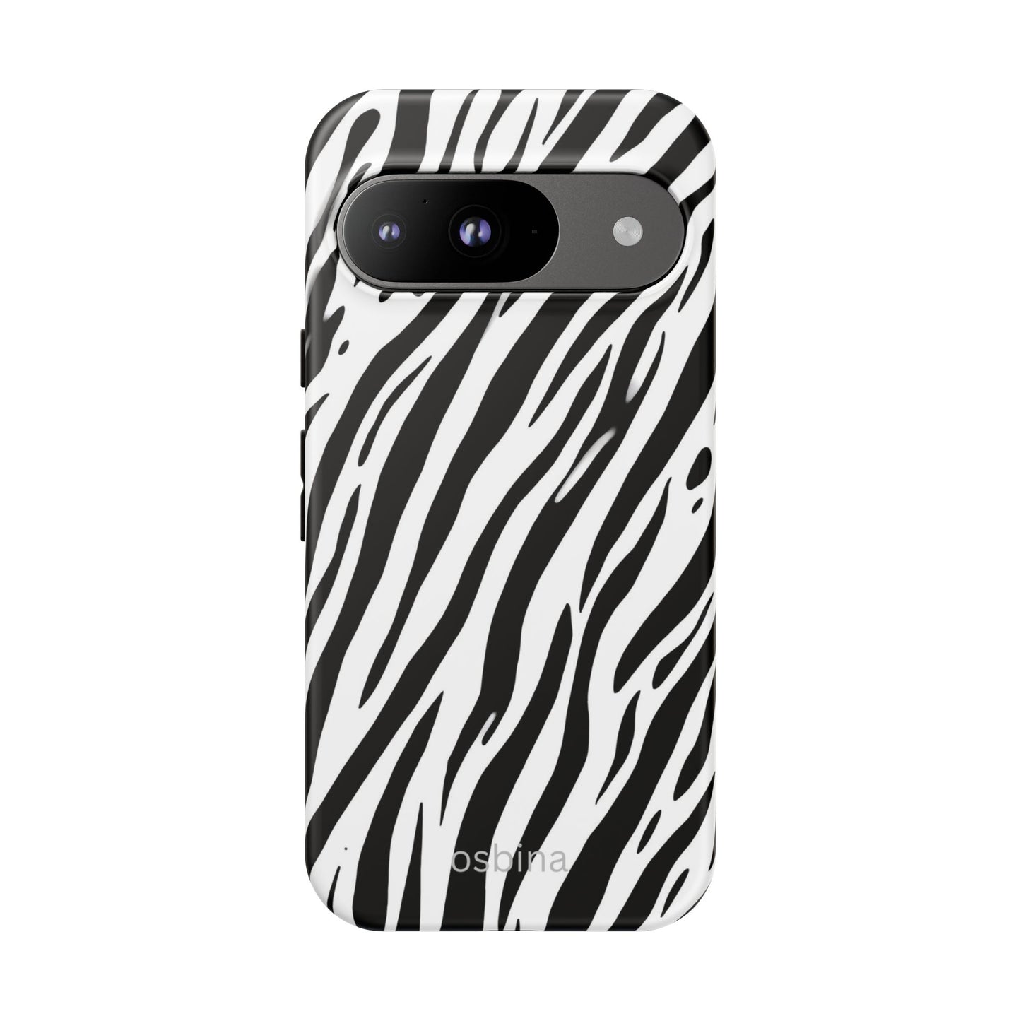 osbina | The Bengal Bold Stripe Case in White + Black | The Season Collective
