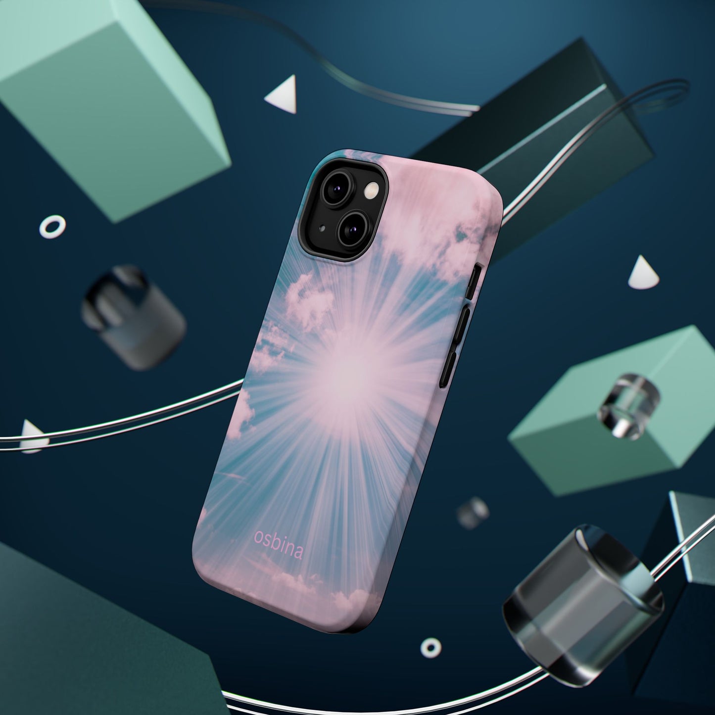 osbina | MagSafe compatible for iPhone | The Sunburst Skies Case | YAYOU Collection Supporting Shine Like Sable