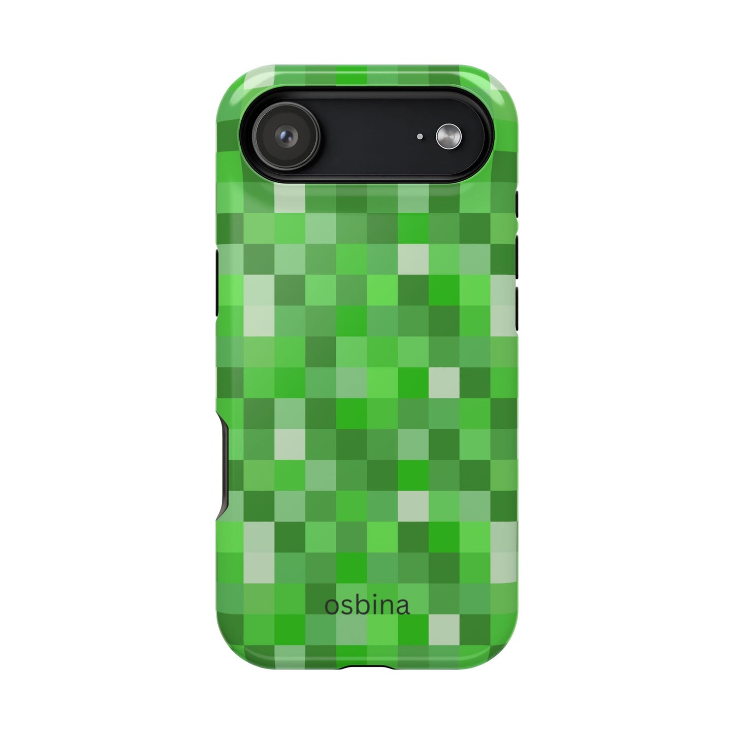 osbina | MagSafe compatible for iPhone | Mosaic Viridis Phone Case | Color Edit Collection