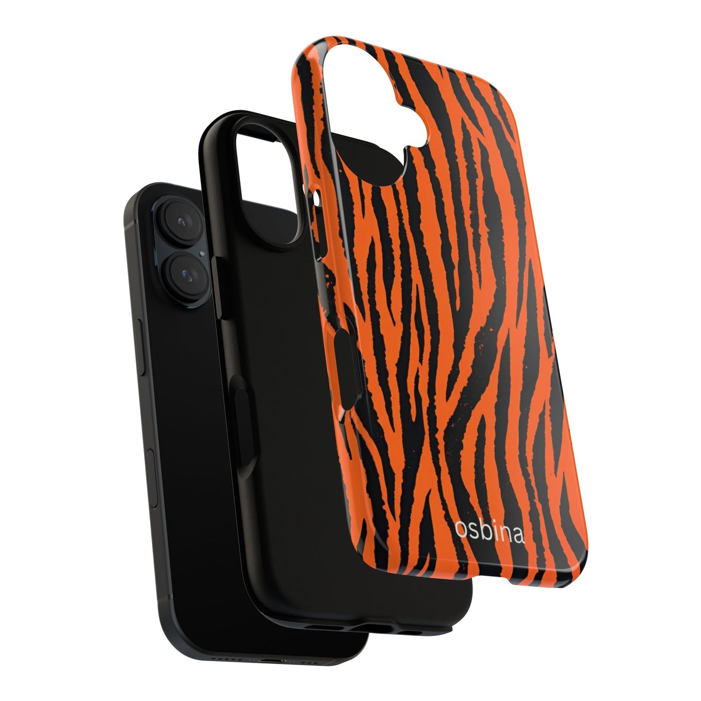 osbina | Tiger, But Make It Chic — The Bengal Stripe Case in Orange + Black | The Season Collective