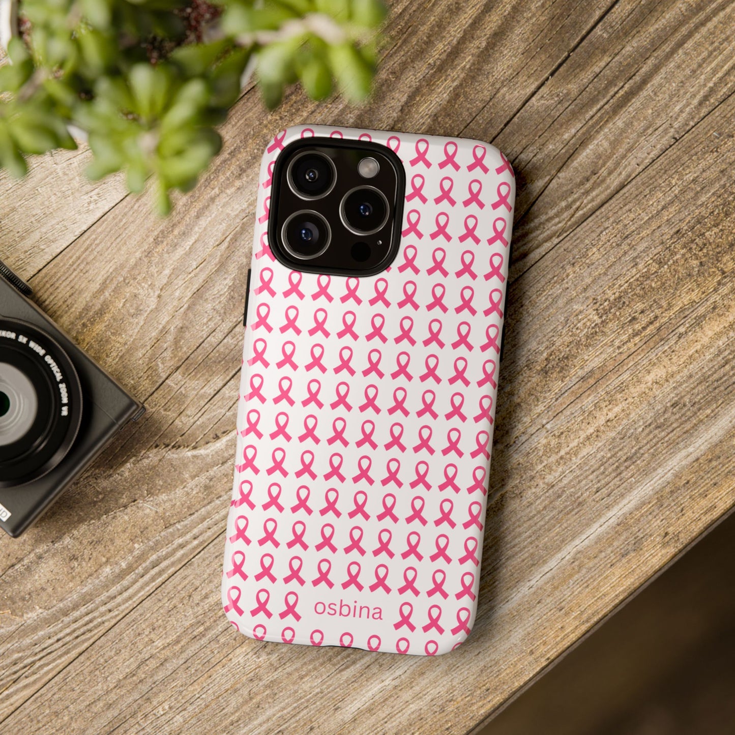 osbina | Limited Edition The Side by Side Pink Ribbon Case in Light Pink + Soft Pink + Hot Pink | The Pink October Collection | Inspired By