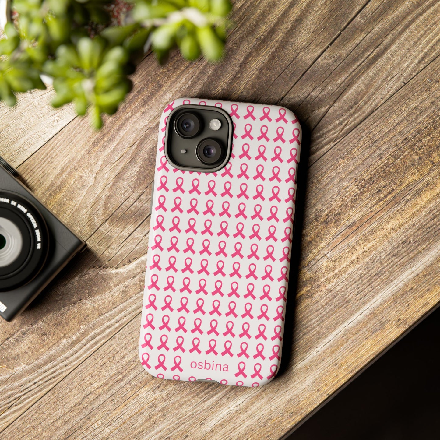 osbina | Limited Edition The Side by Side Pink Ribbon Case in Light Pink + Soft Pink + Hot Pink | The Pink October Collection | Inspired By