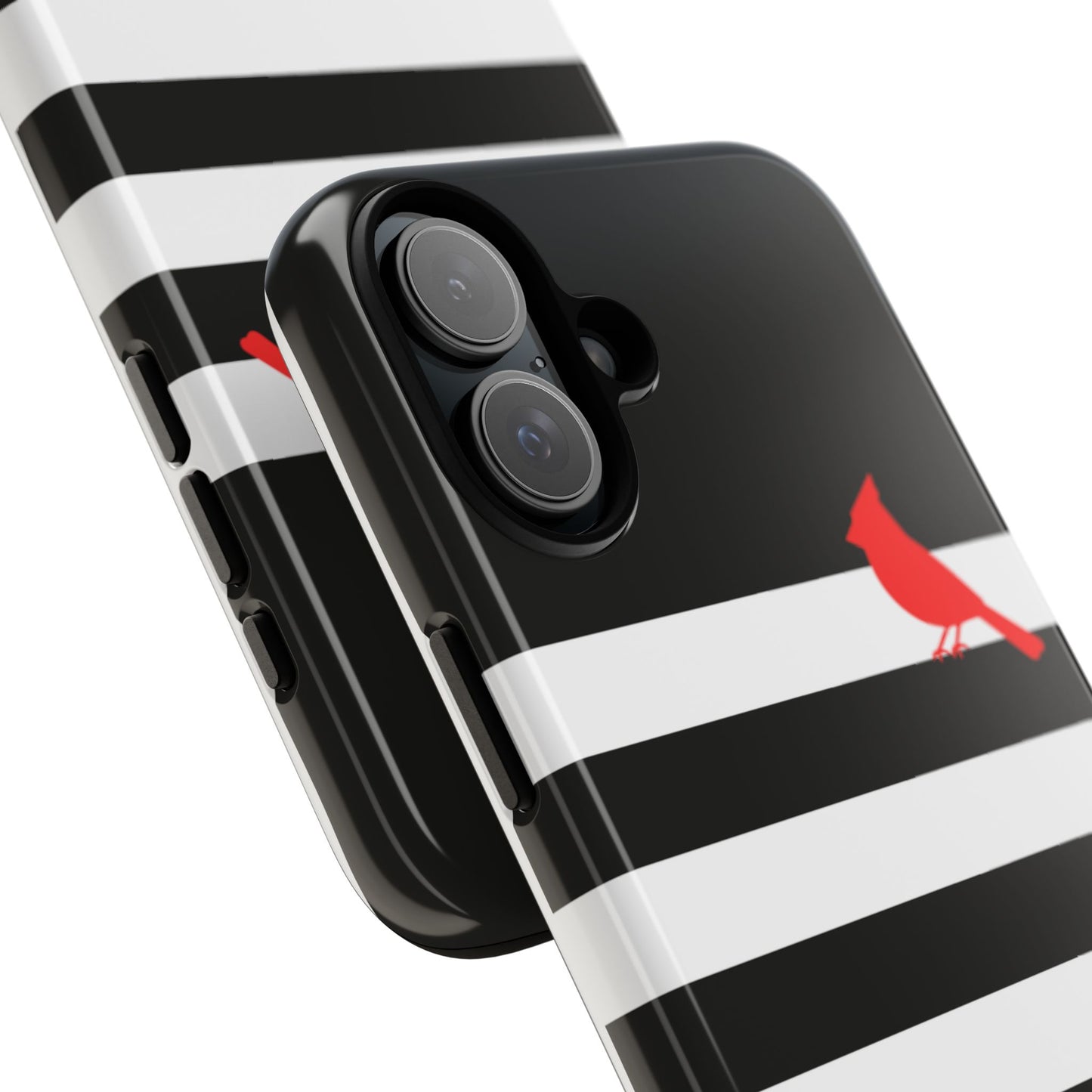 osbina | Redbird Edition Thinking of You Phone Case Black & White Stripe | Inspired By Collection