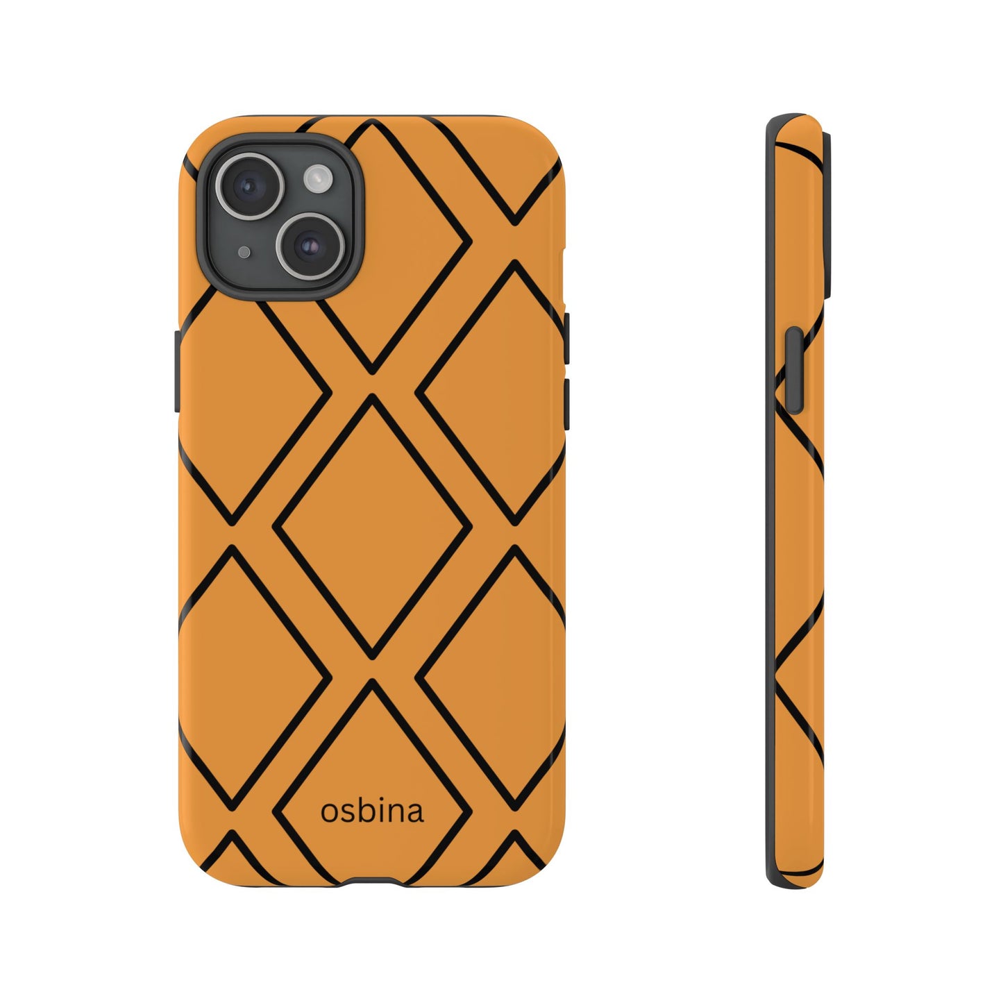 osbina | Diamonds Are Your Phone’s Best Friend — The Orange + Black Diamond Case | The Season Collective