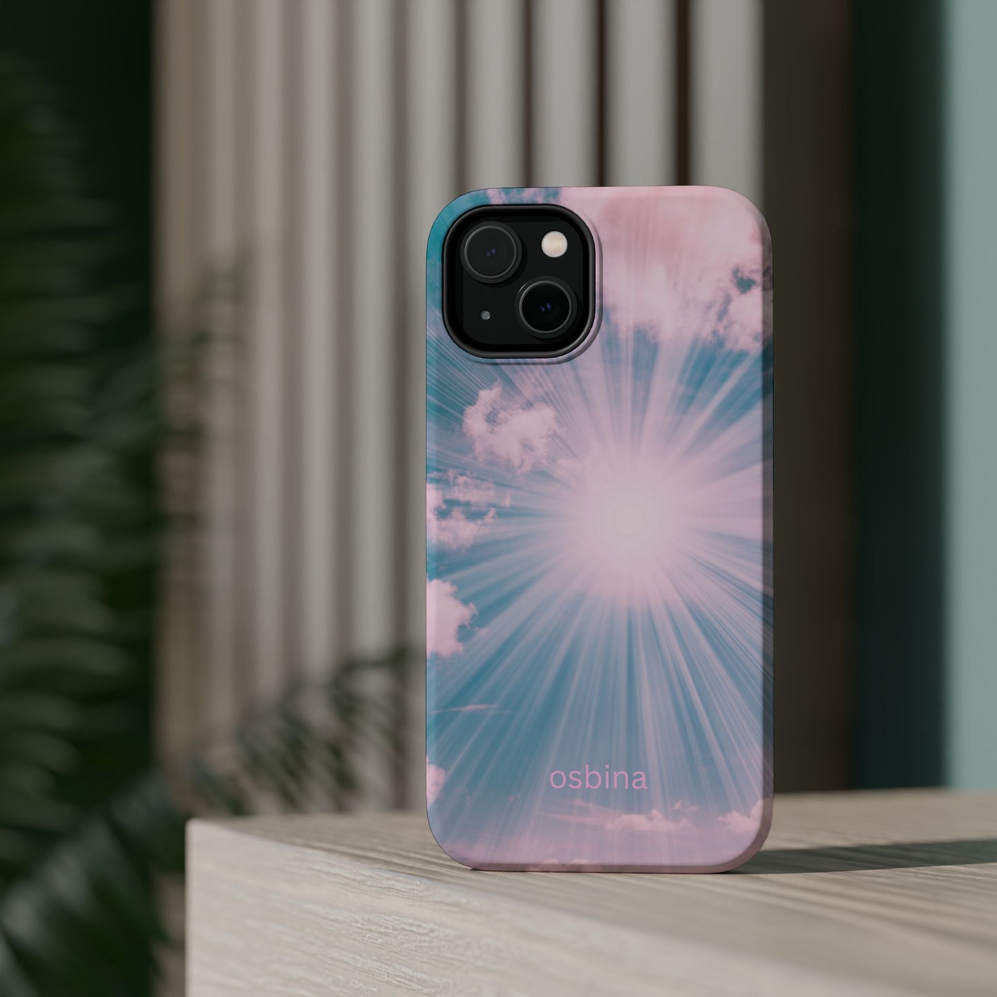 osbina | MagSafe compatible for iPhone | The Sunburst Skies Case | YAYOU Collection Supporting Shine Like Sable