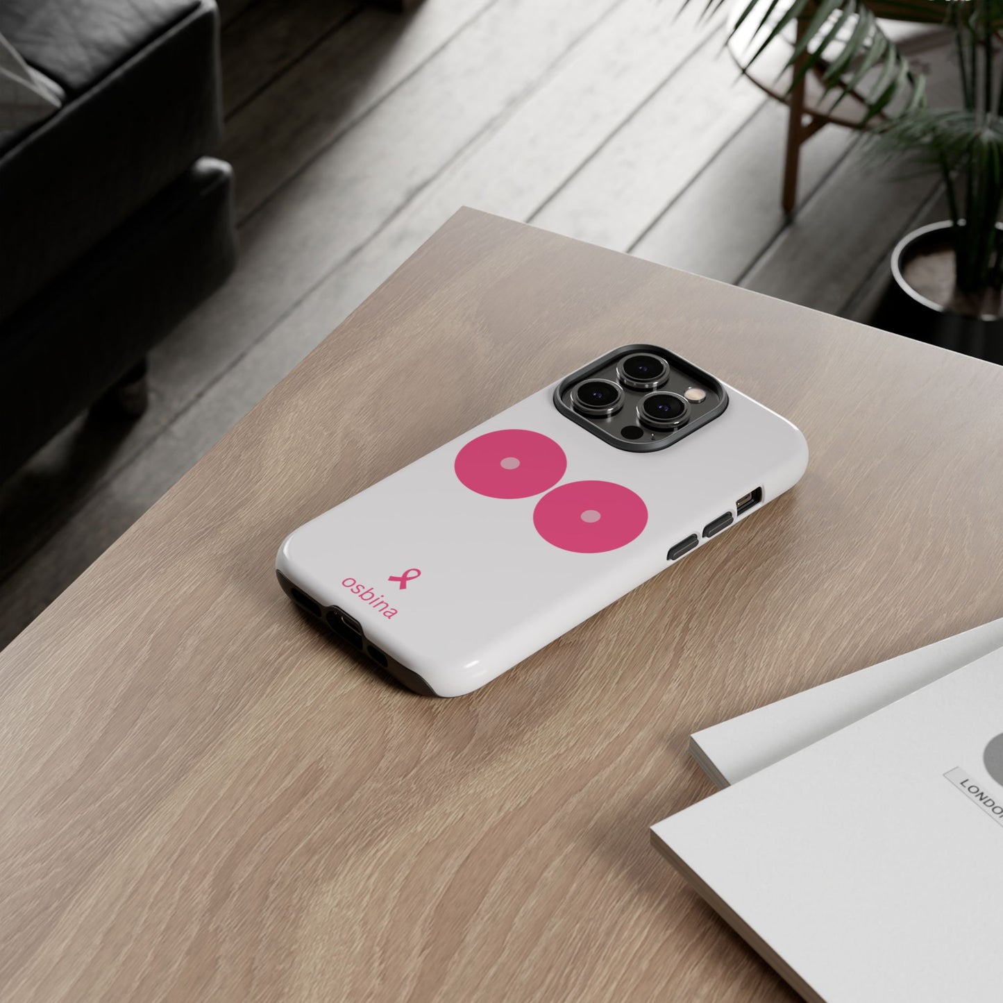 osbina | Limited Edition The Check Your Tatas Case in Light Pink + Soft Pink + Hot Pink | The Pink October Collection | Inspired By