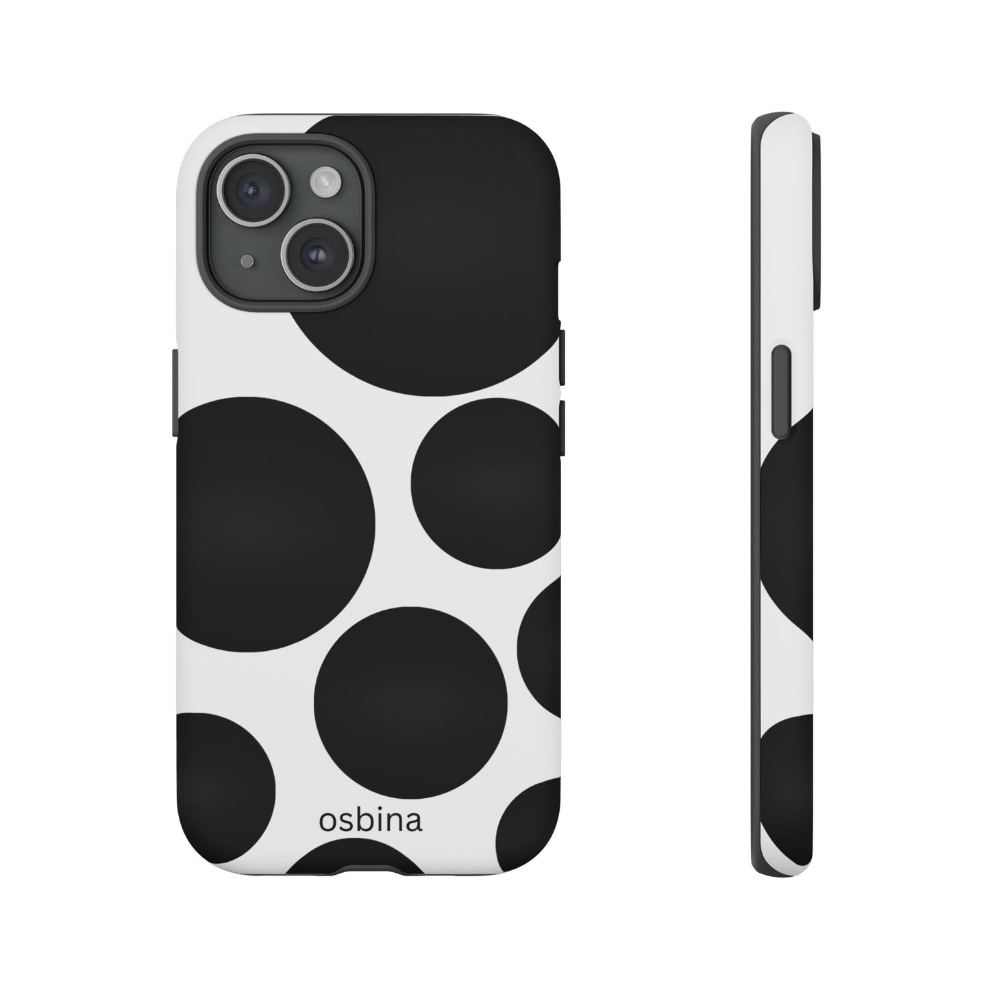 osbina | The Noir Bubbles Phone Case | Modern Muse Collection