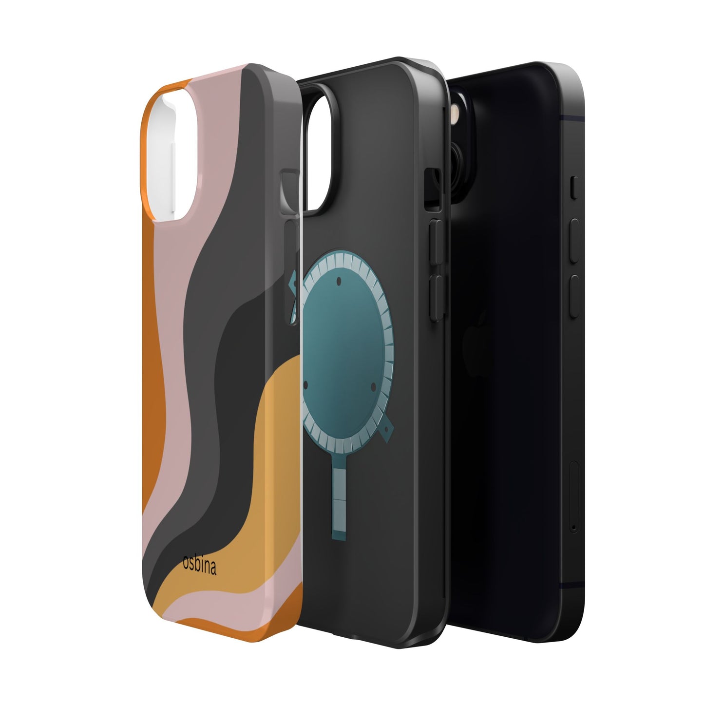 osbina | MagSafe Compatible for iPhone | The Case That Says “Fall, But Make It Fashion” | Retro Swirl Edition | The Season Collective