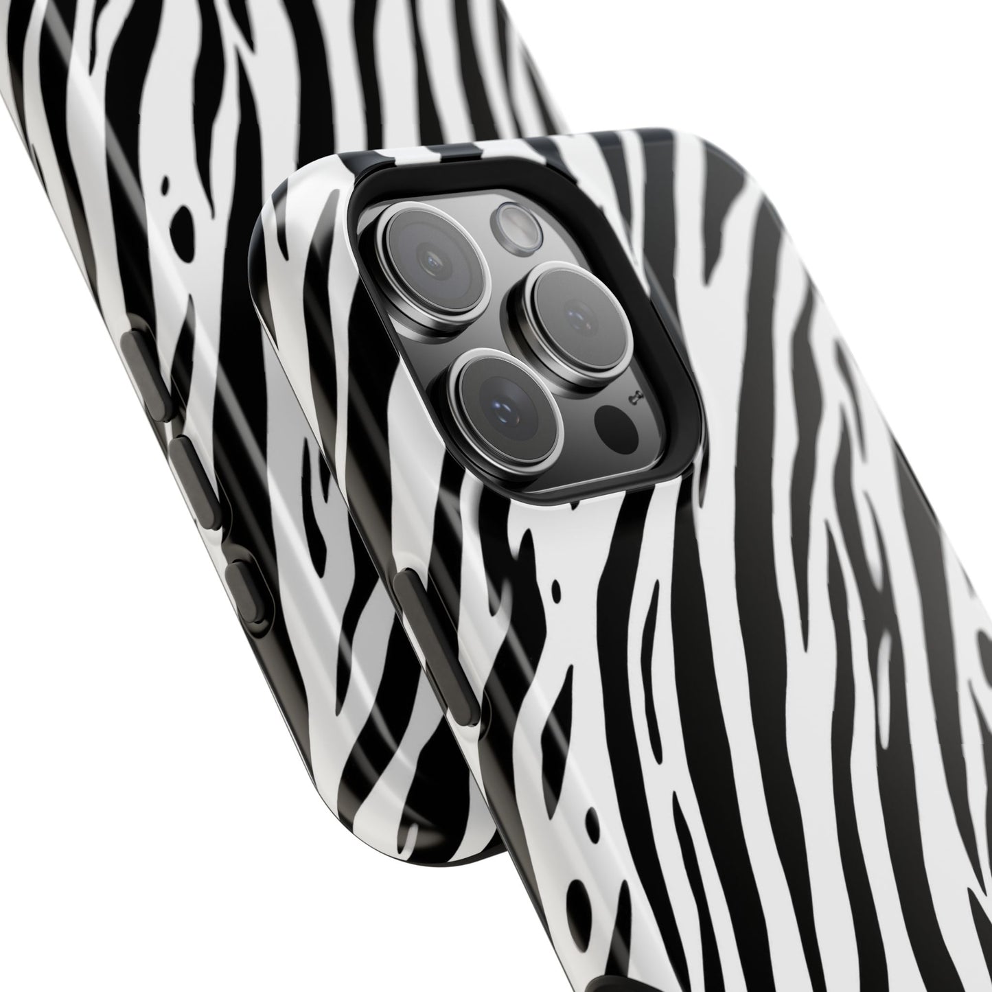 osbina | MagSafe Compatible for iPhone | The Bengal Bold Stripe Case in White + Black | The Season Collective