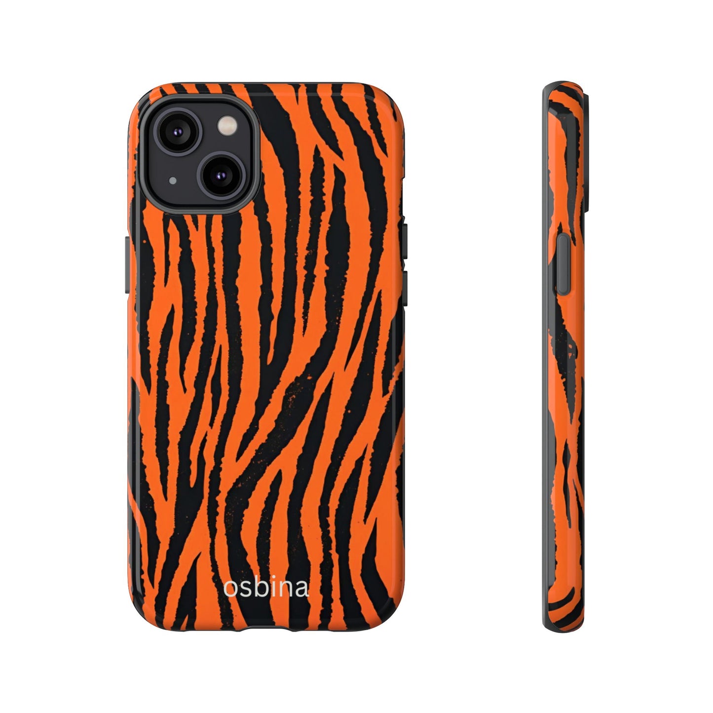 osbina | Tiger, But Make It Chic — The Bengal Stripe Case in Orange + Black | The Season Collective